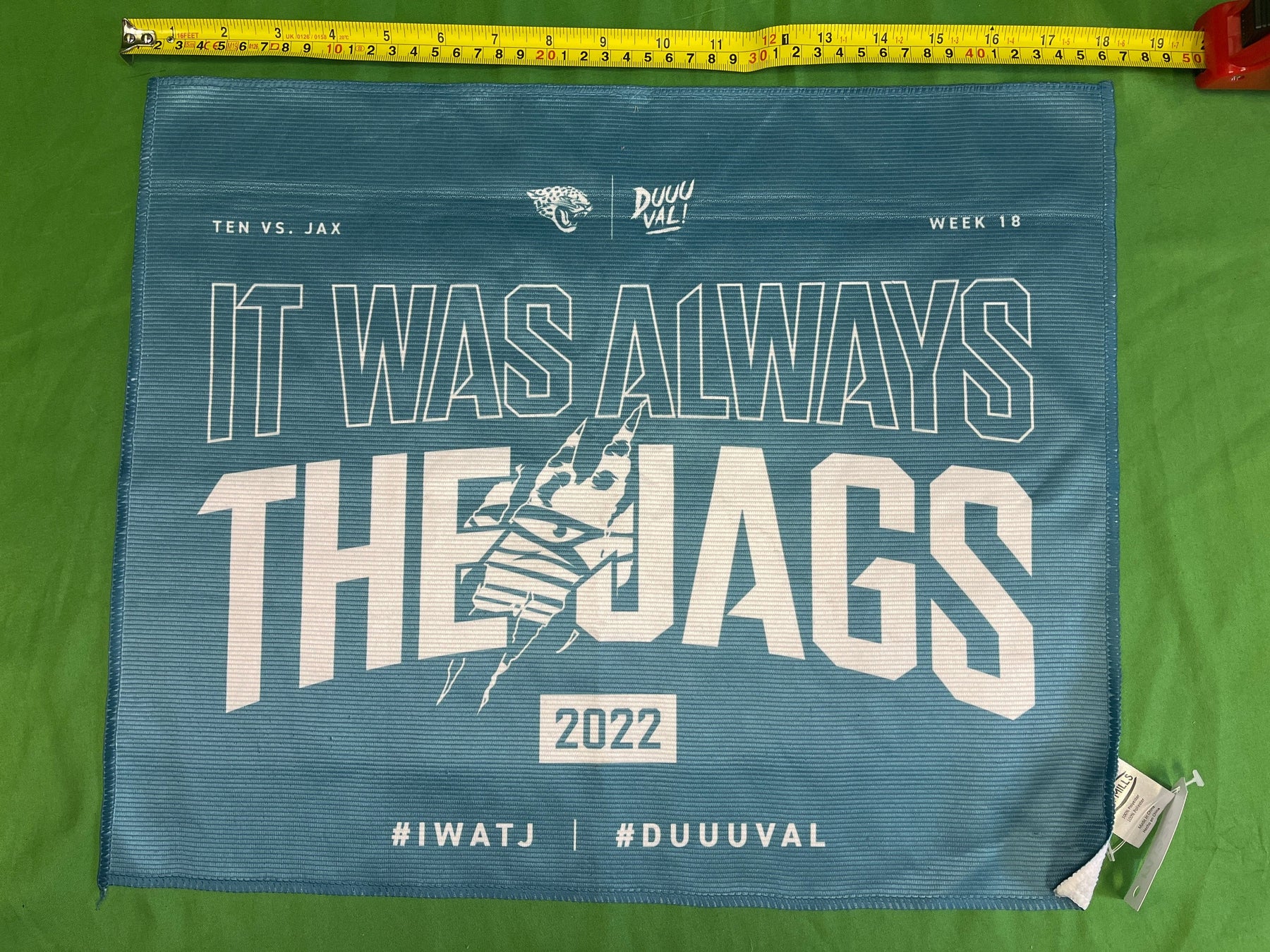 NFL Jacksonville Jaguars 2022 Week 18 "It Was Always the Jags" Fan Rally Towel