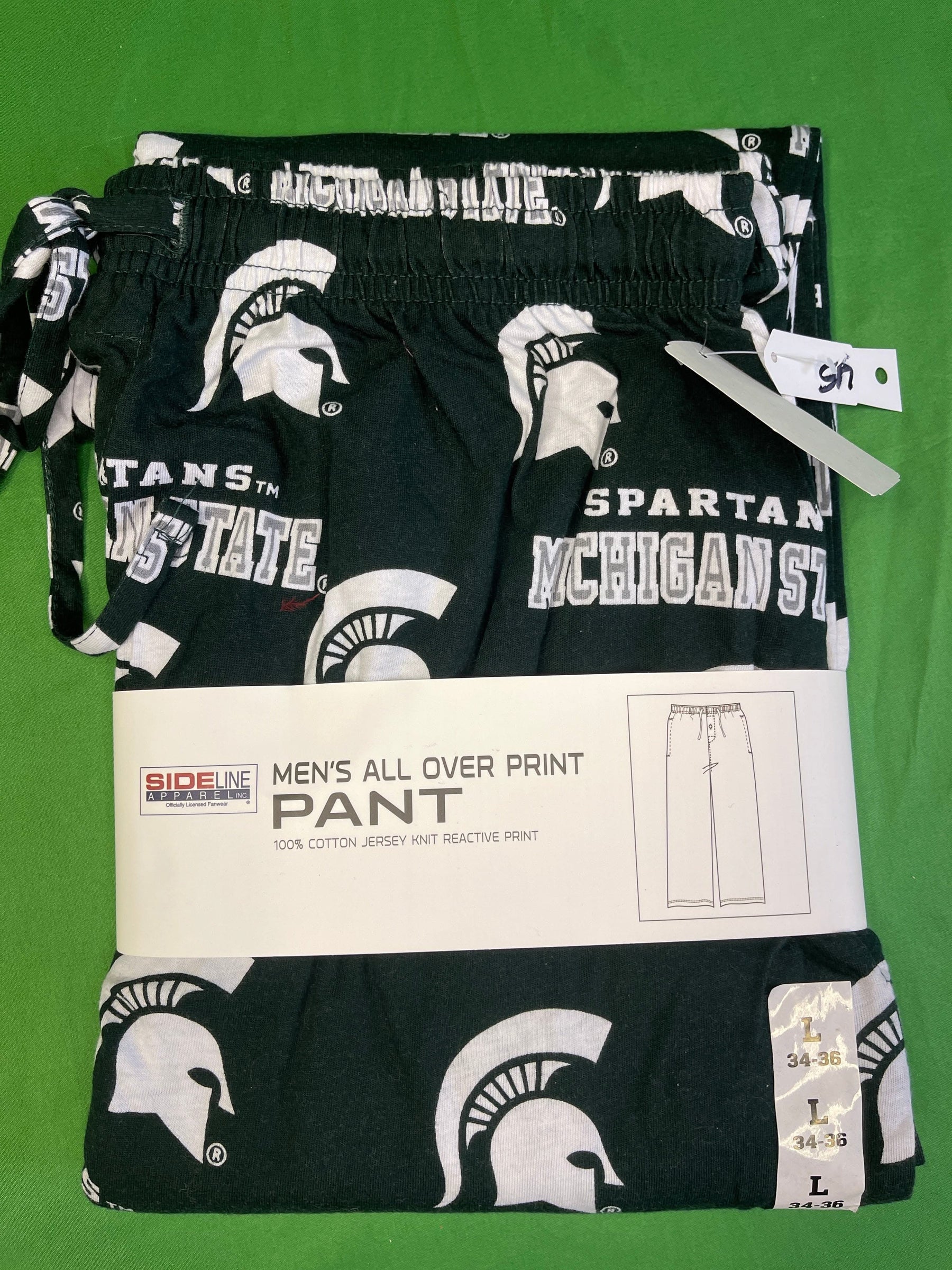 NCAA Michigan State Spartans Pyjama Bottoms Men's Large NWT