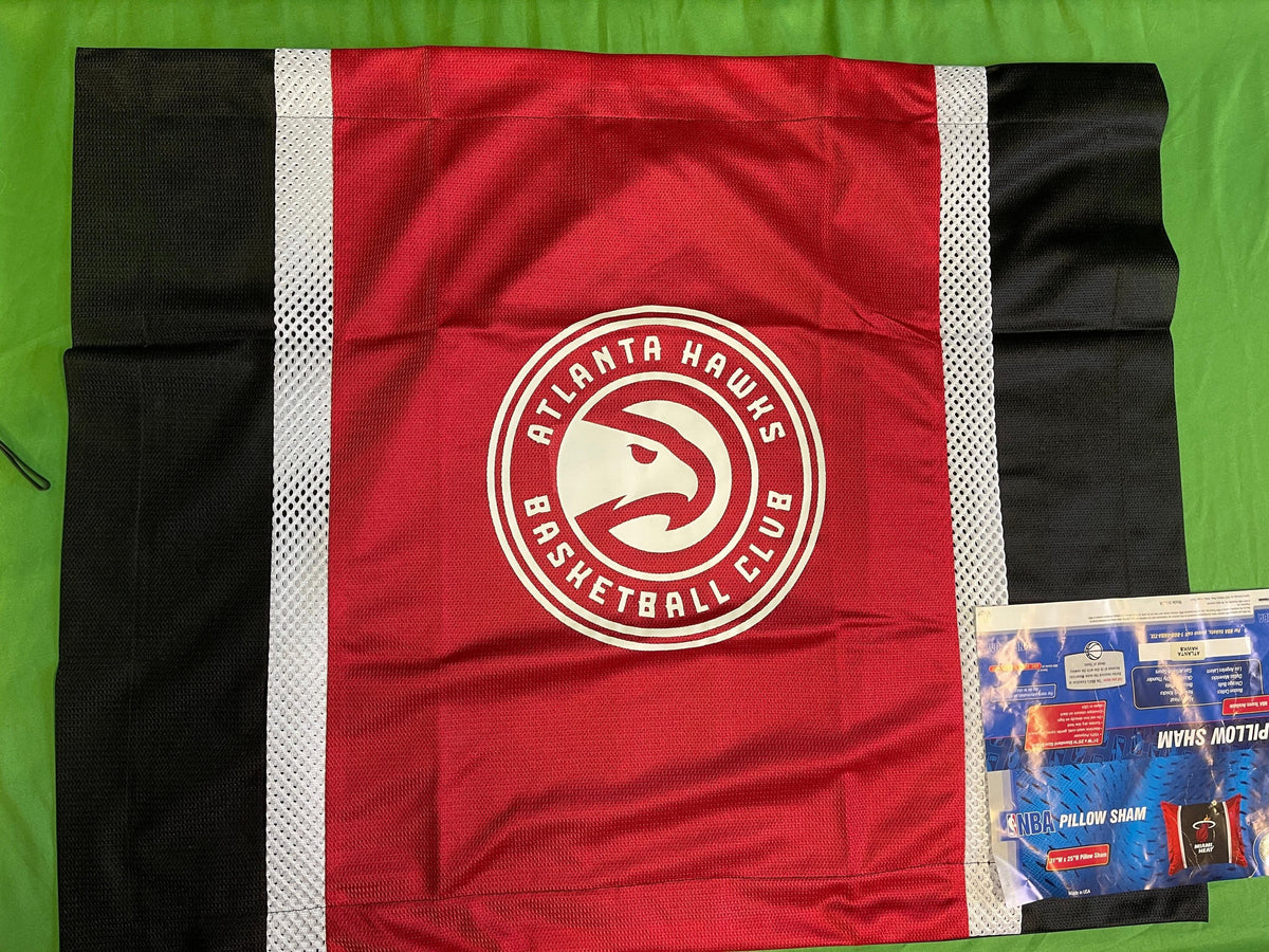 NBA Atlanta Hawks Jersey Mesh Standard Pillow Sham NWT