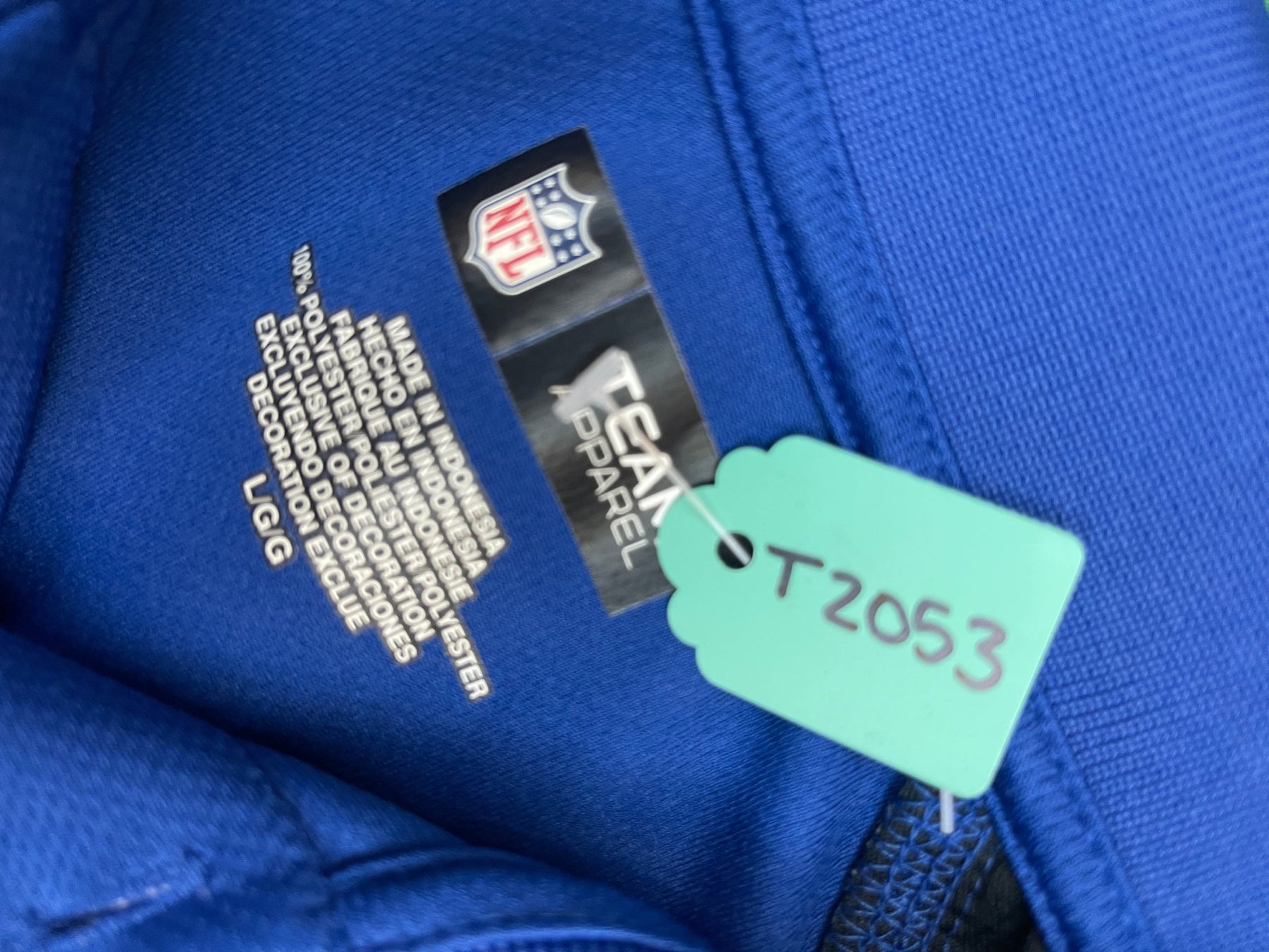 NFL Indianapolis Colts Lightweight Blue Golf Polo Shirt Men's Large