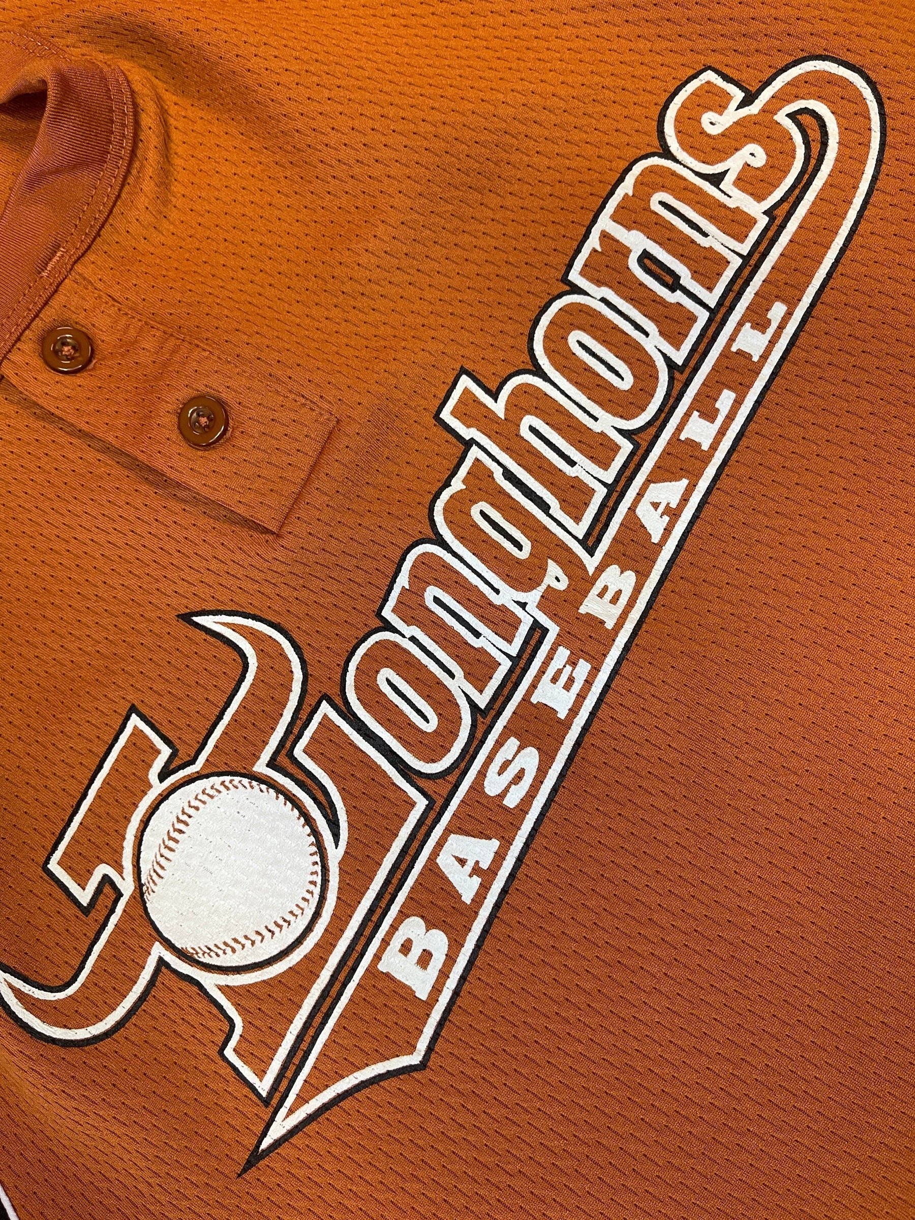 NCAA Texas Longhorns Baseball Jersey Men's X-Large