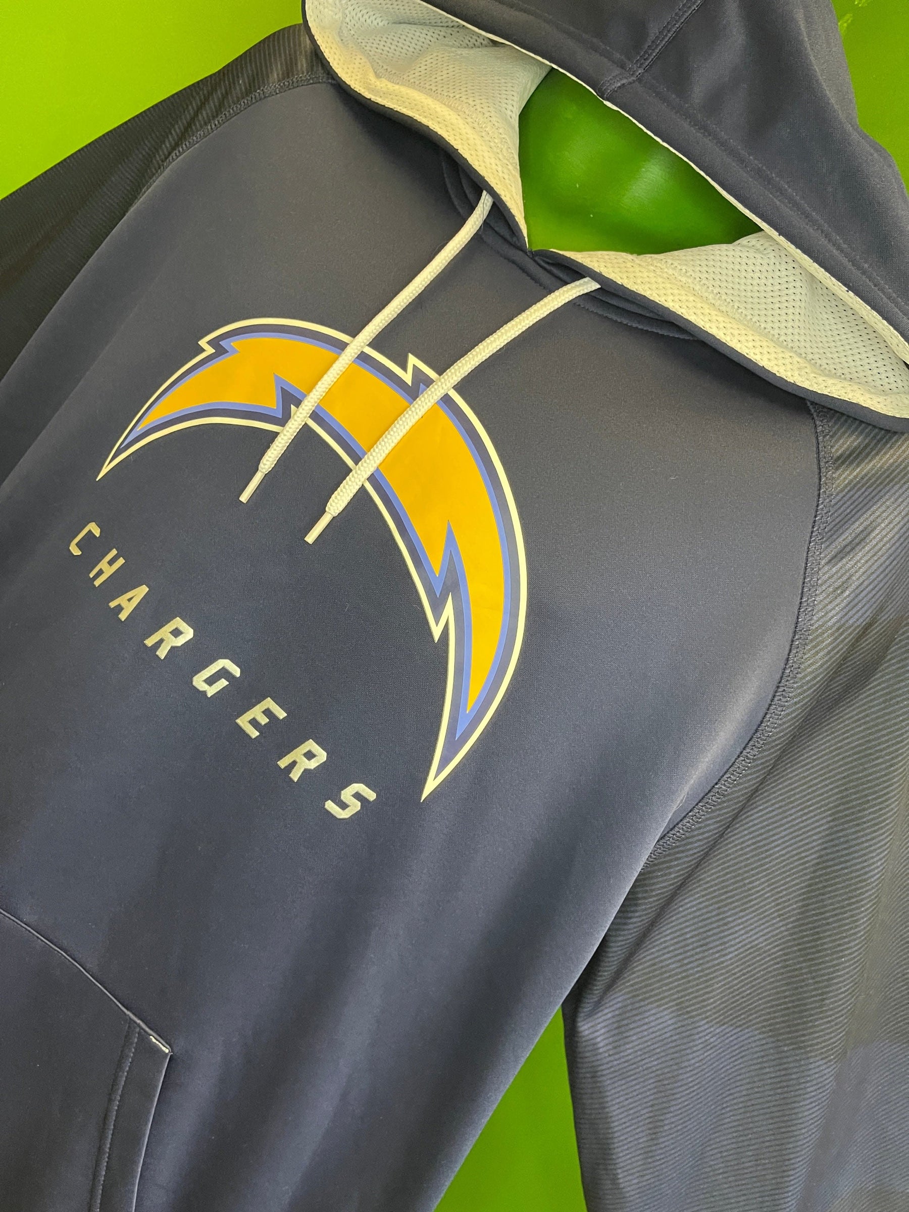 NFL Los Angeles Chargers Majestic Blue Pullover Hoodie Men's X-Large
