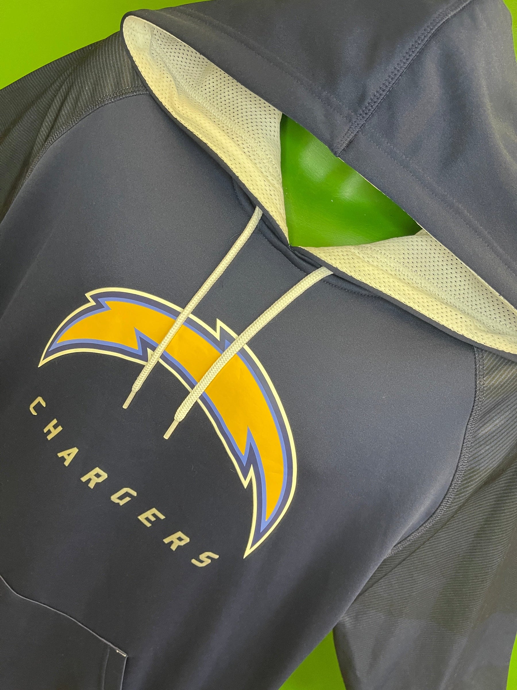 NFL Los Angeles Chargers Majestic Blue Pullover Hoodie Men's X-Large