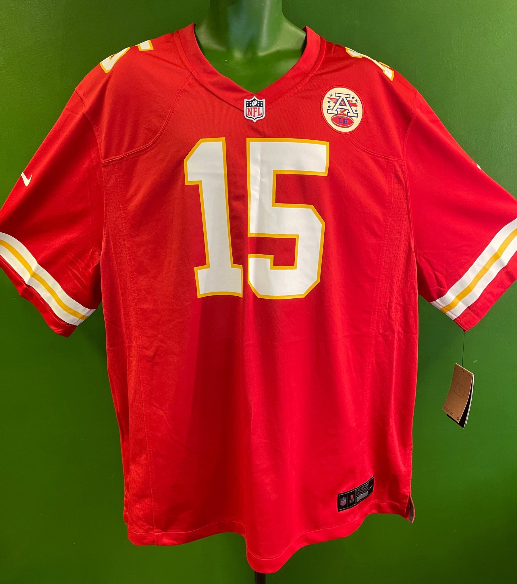 NFL Kansas City Chiefs Patrick Mahomes #15 Game Jersey Men's 3X-Large NWT