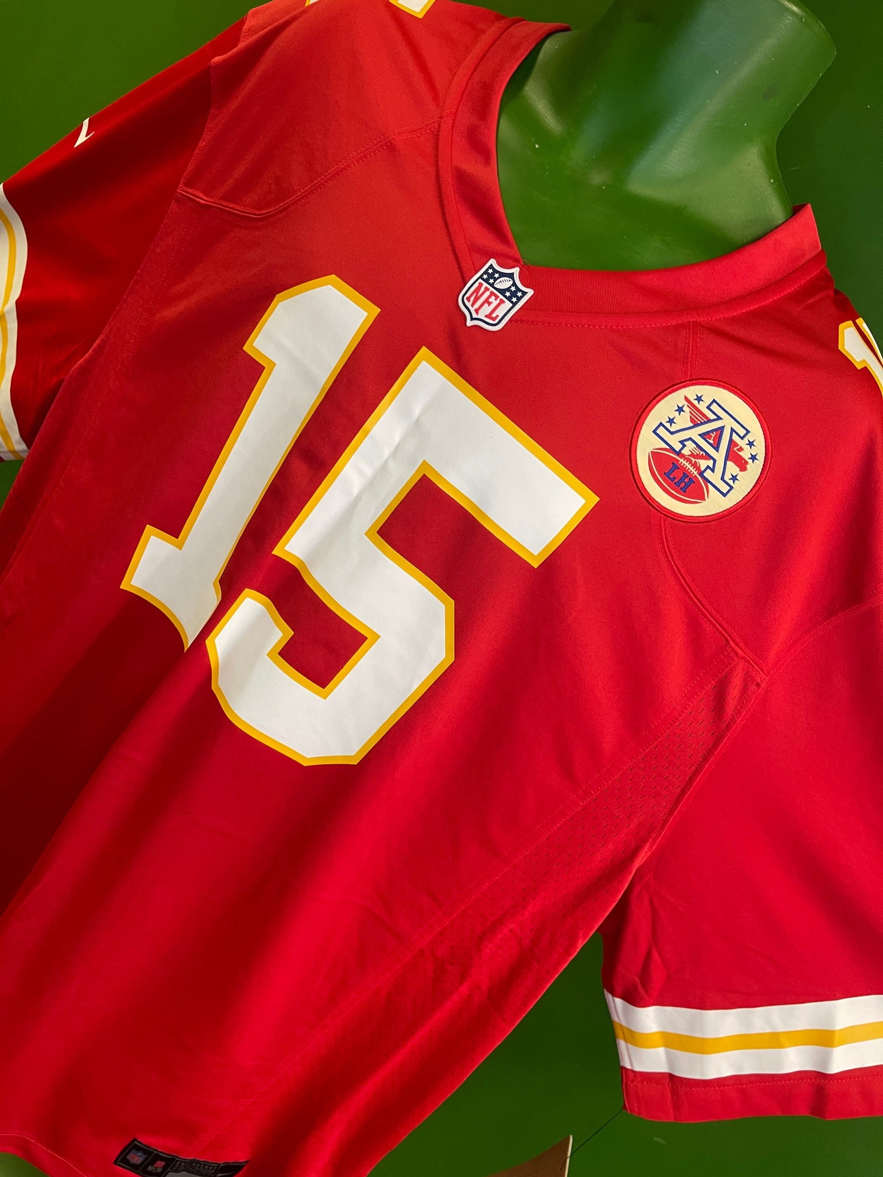 NFL Kansas City Chiefs Patrick Mahomes #15 Game Jersey Men's 3X-Large NWT
