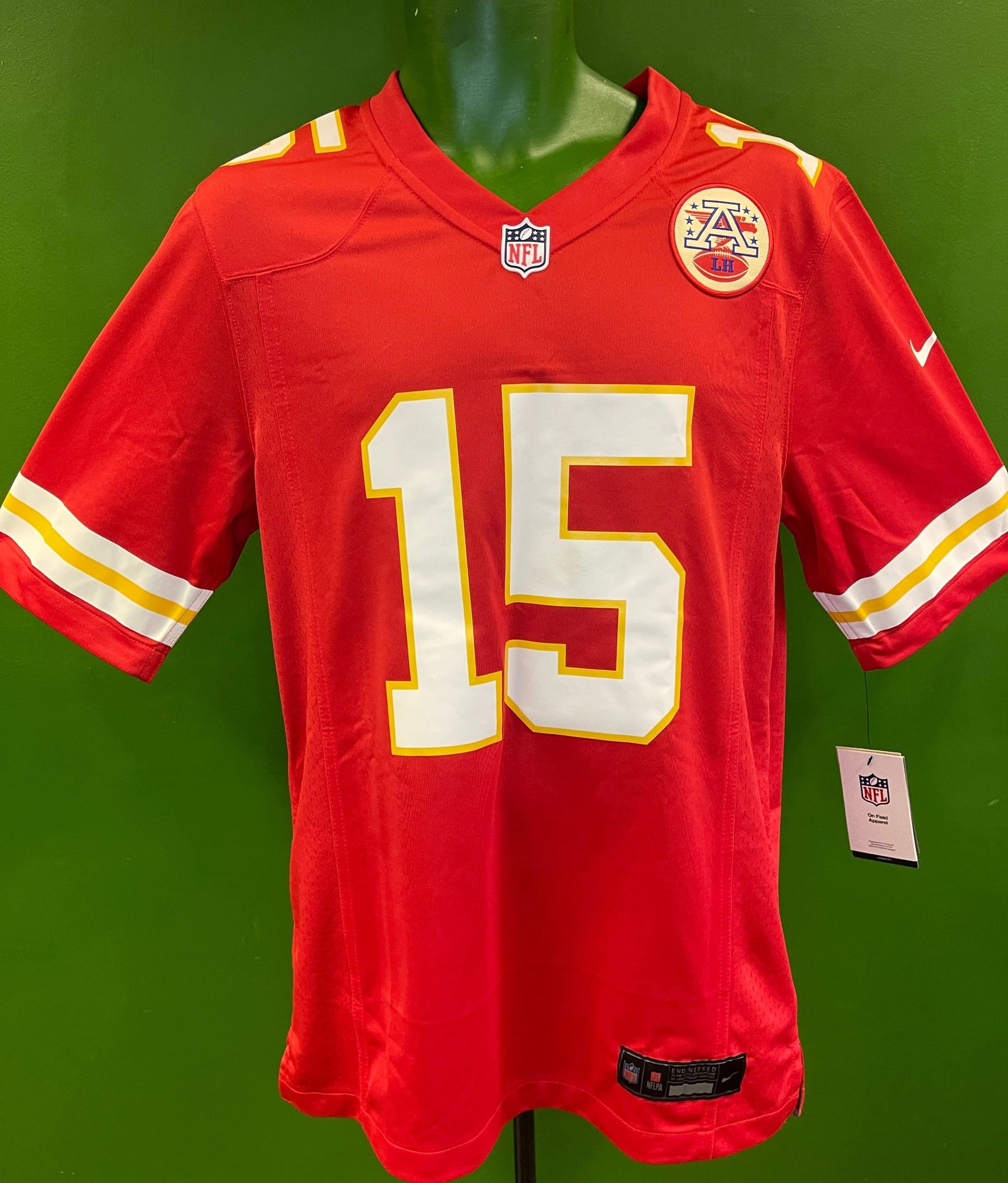NFL Kansas City Chiefs Patrick Mahomes #15 Game Jersey Men's Small NWT