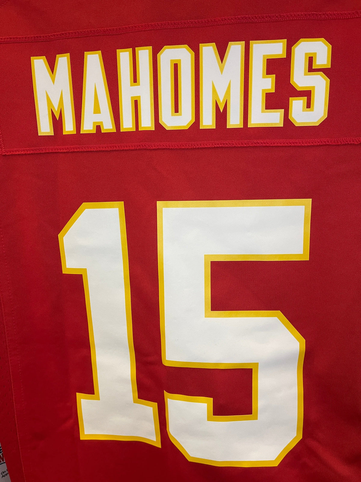 NFL Kansas City Chiefs Patrick Mahomes #15 Game Jersey Men's Small NWT