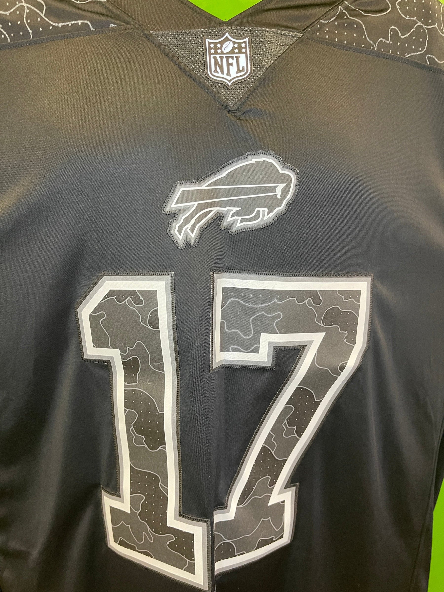 NFL Buffalo Bills Josh Allen #17 Reflective Black Ltd Jersey Men's 2X-Large NWT