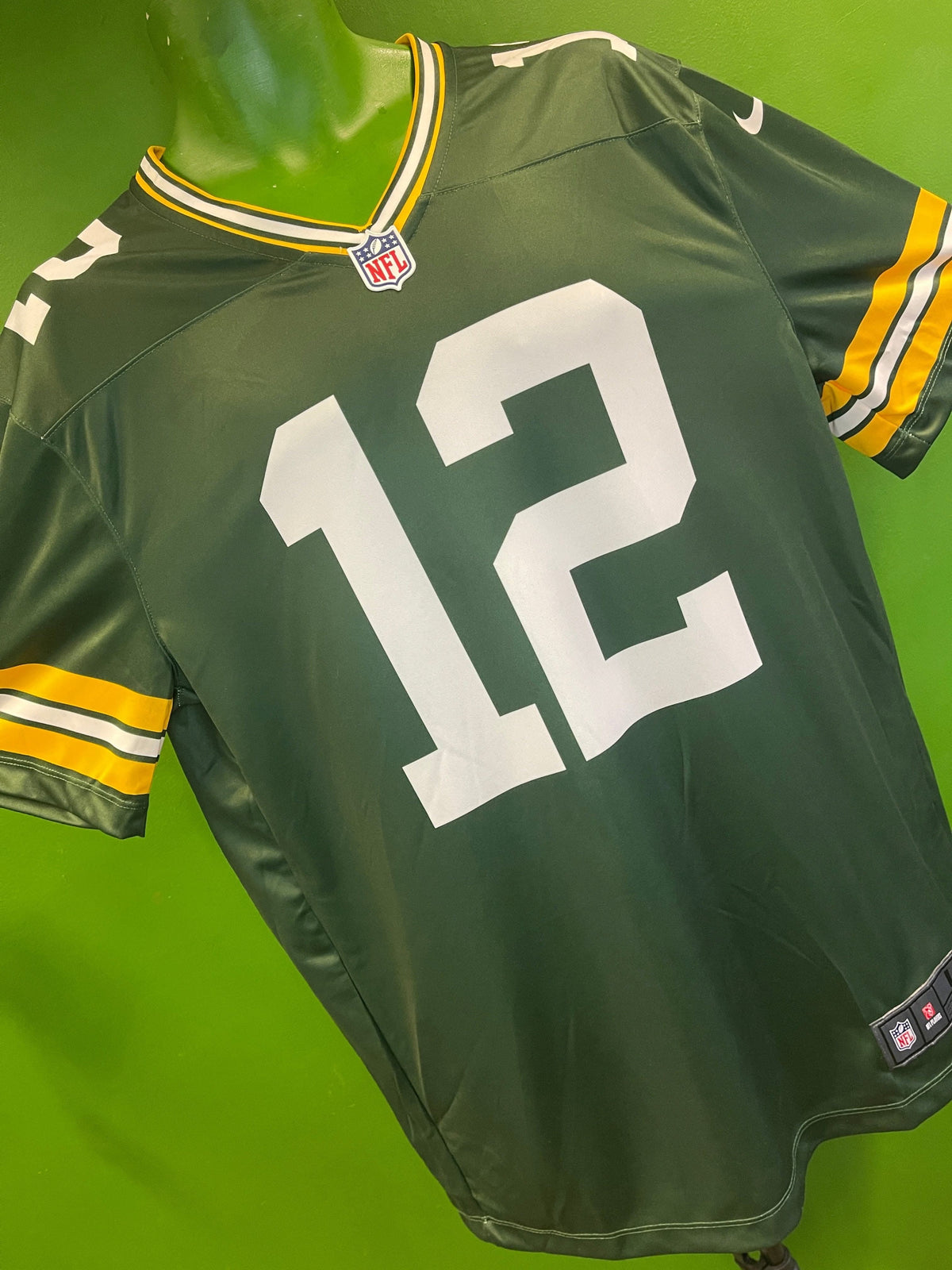 NFL Green Bay Packers Aaron Rodgers Legend Jersey Men's Large NWT