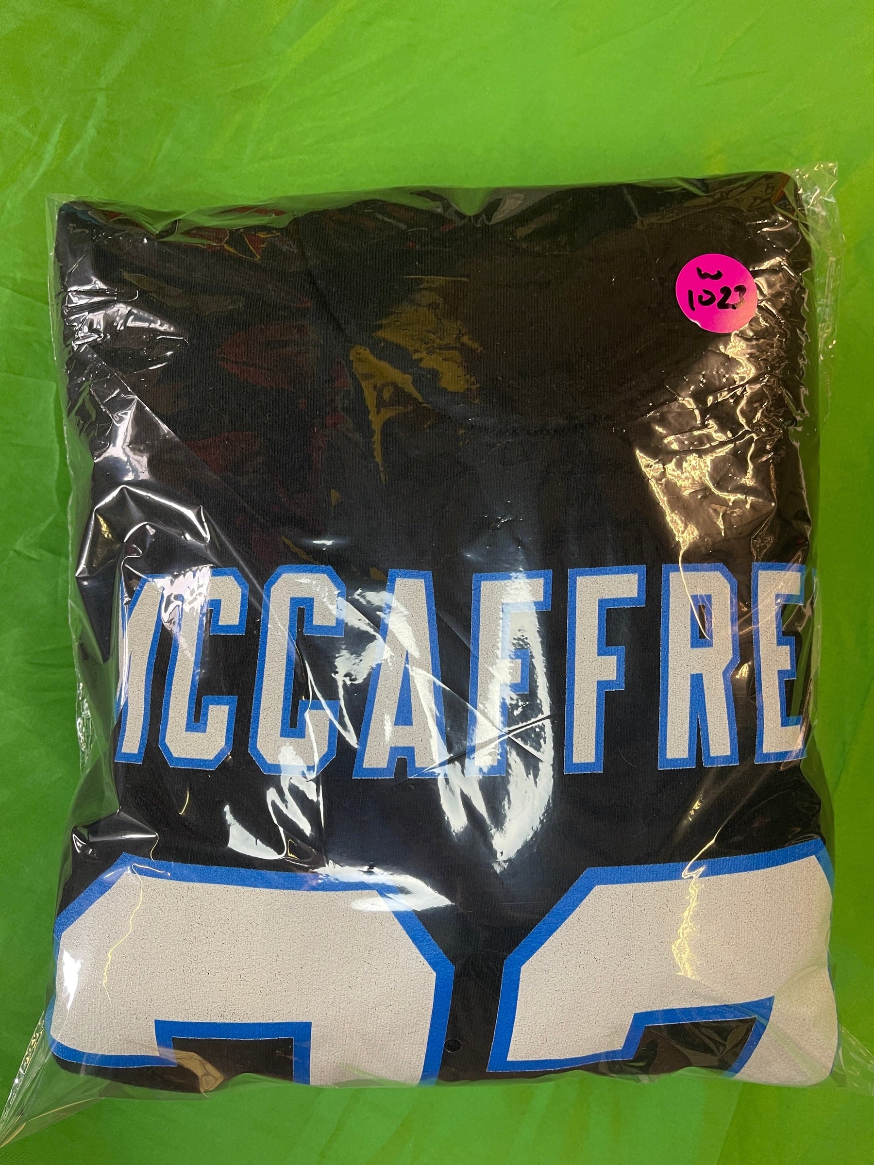 NFL Carolina Panthers Christian McCaffrey #22 Fanatics Pullover Hoodie Men's Large