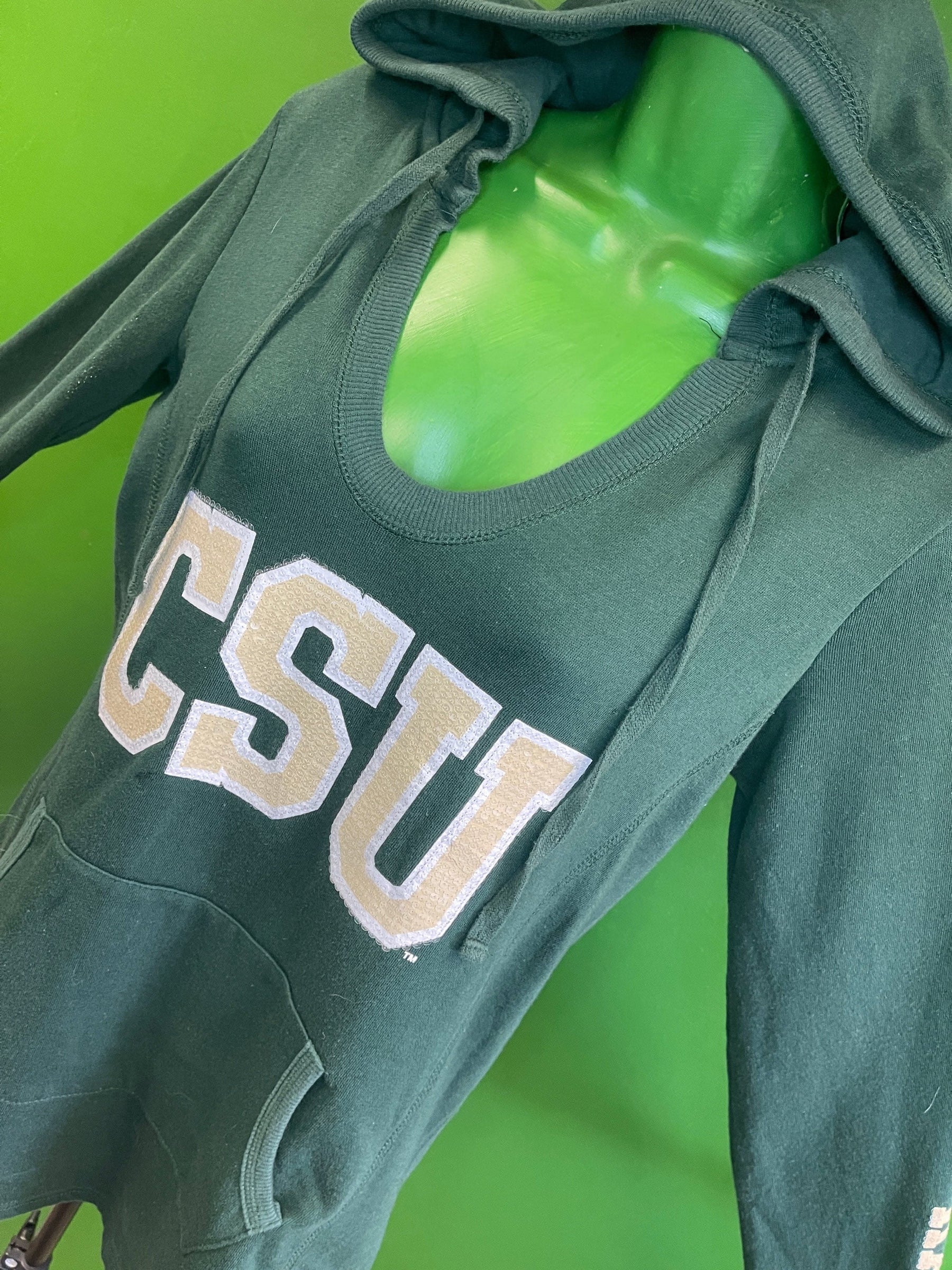 NCAA Colorado State Rams Sequin Pullover Hoodie Women's X-Small