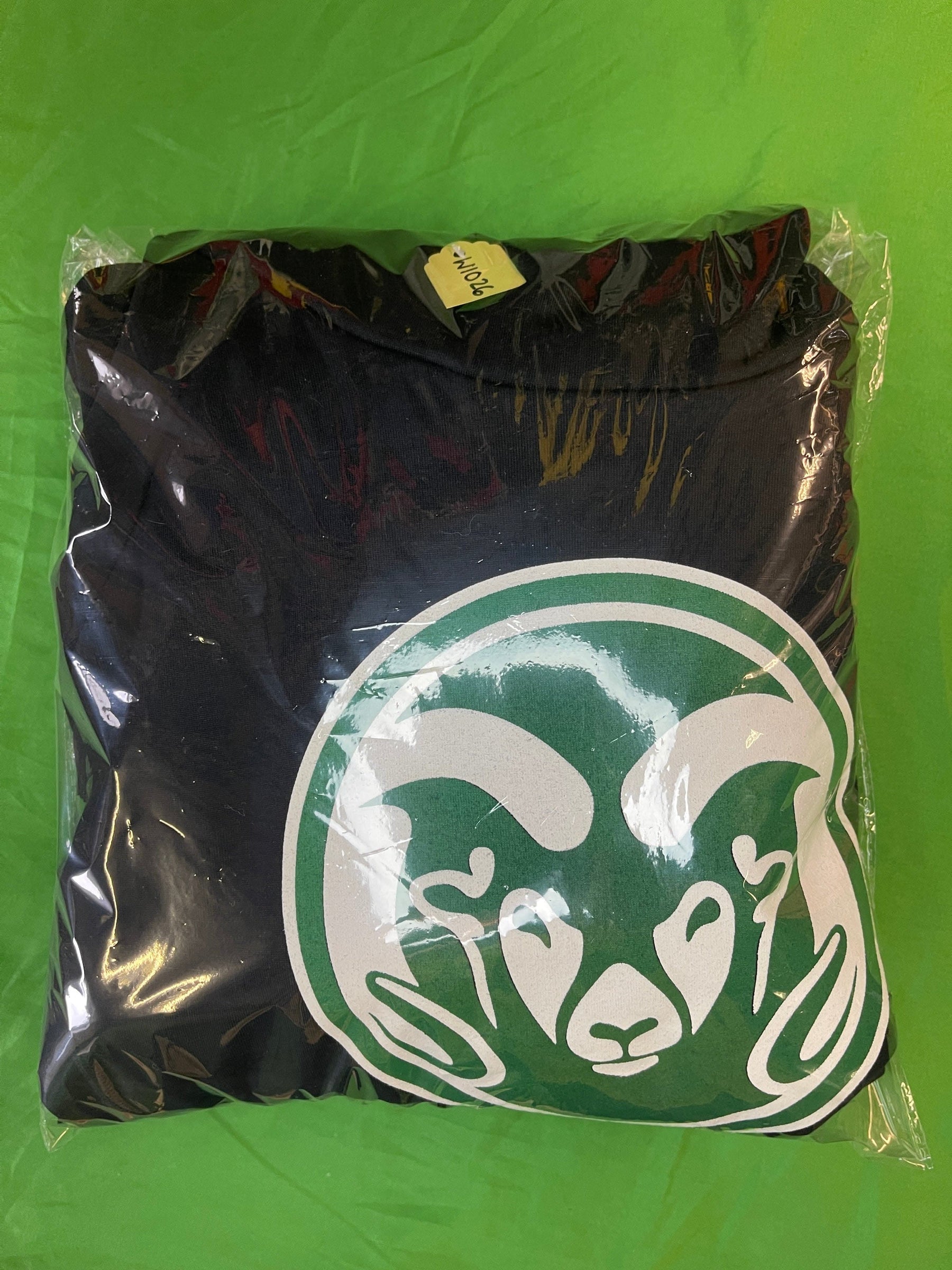 NCAA Colorado State Rams Fitted Black Pullover Hoodie Women's Small