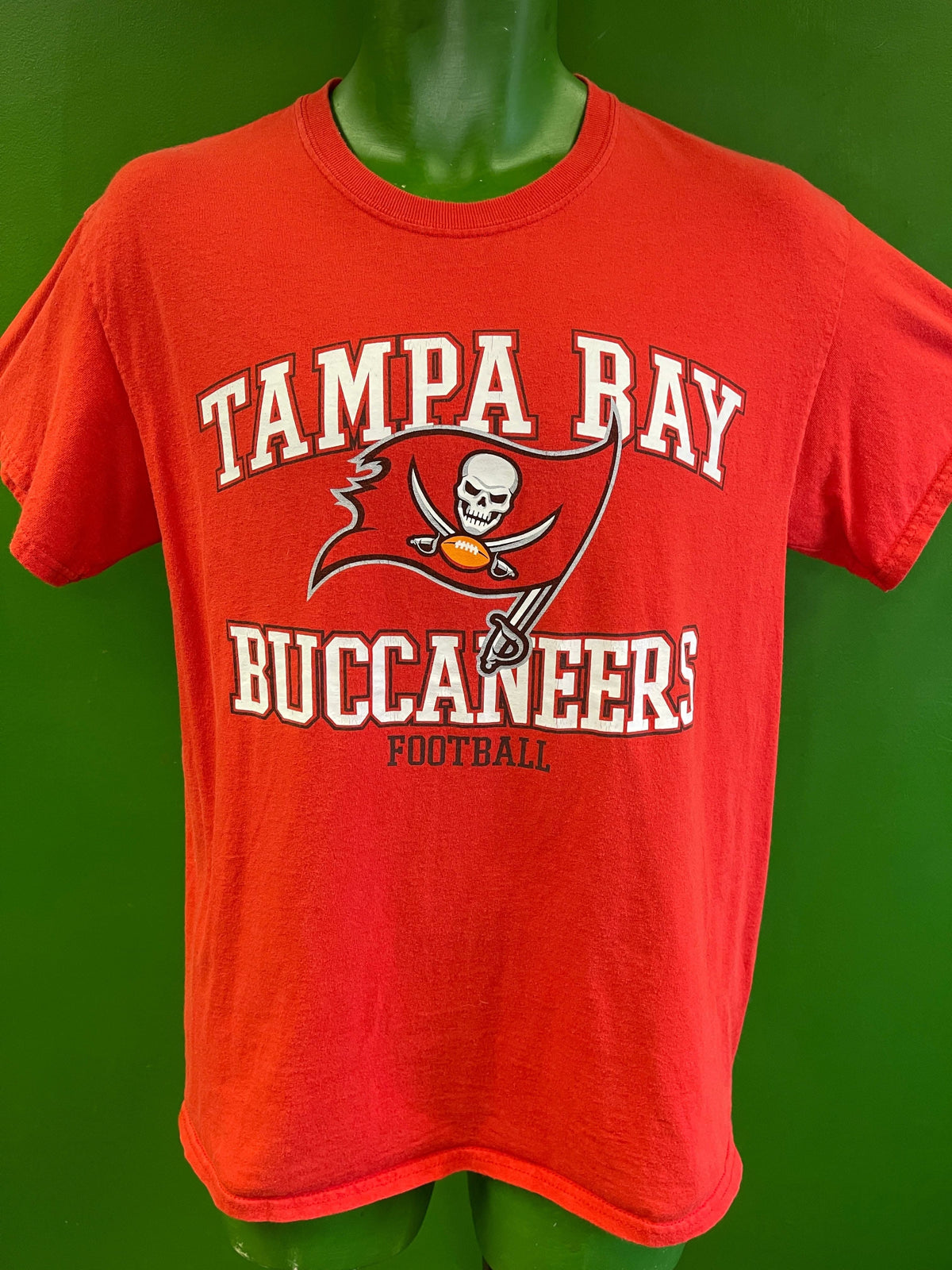 NFL Tampa Bay Buccaneers Majestic 100% Cotton T-Shirt Men's Medium
