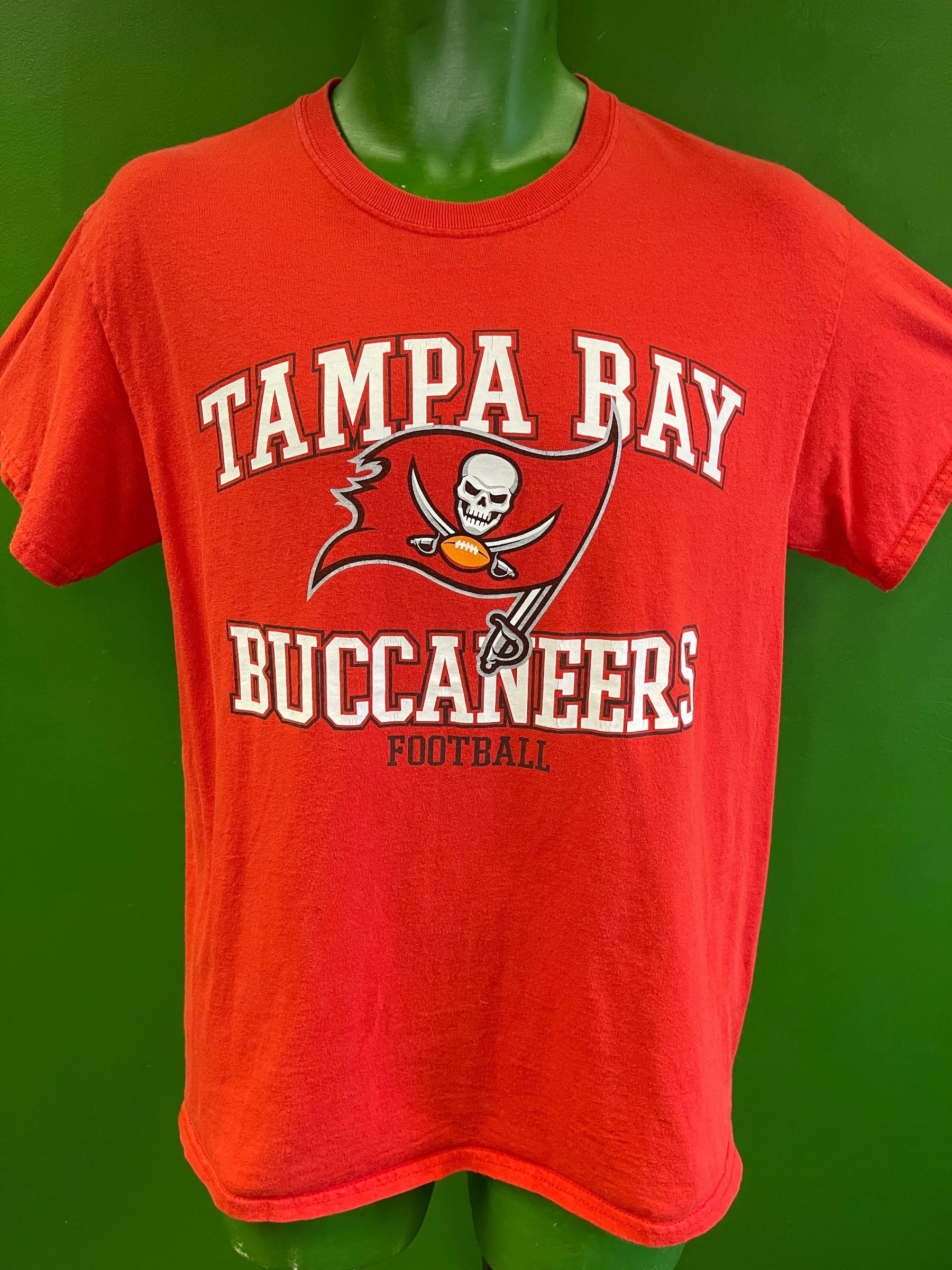 NFL Tampa Bay Buccaneers Majestic 100% Cotton T-Shirt Men's Medium
