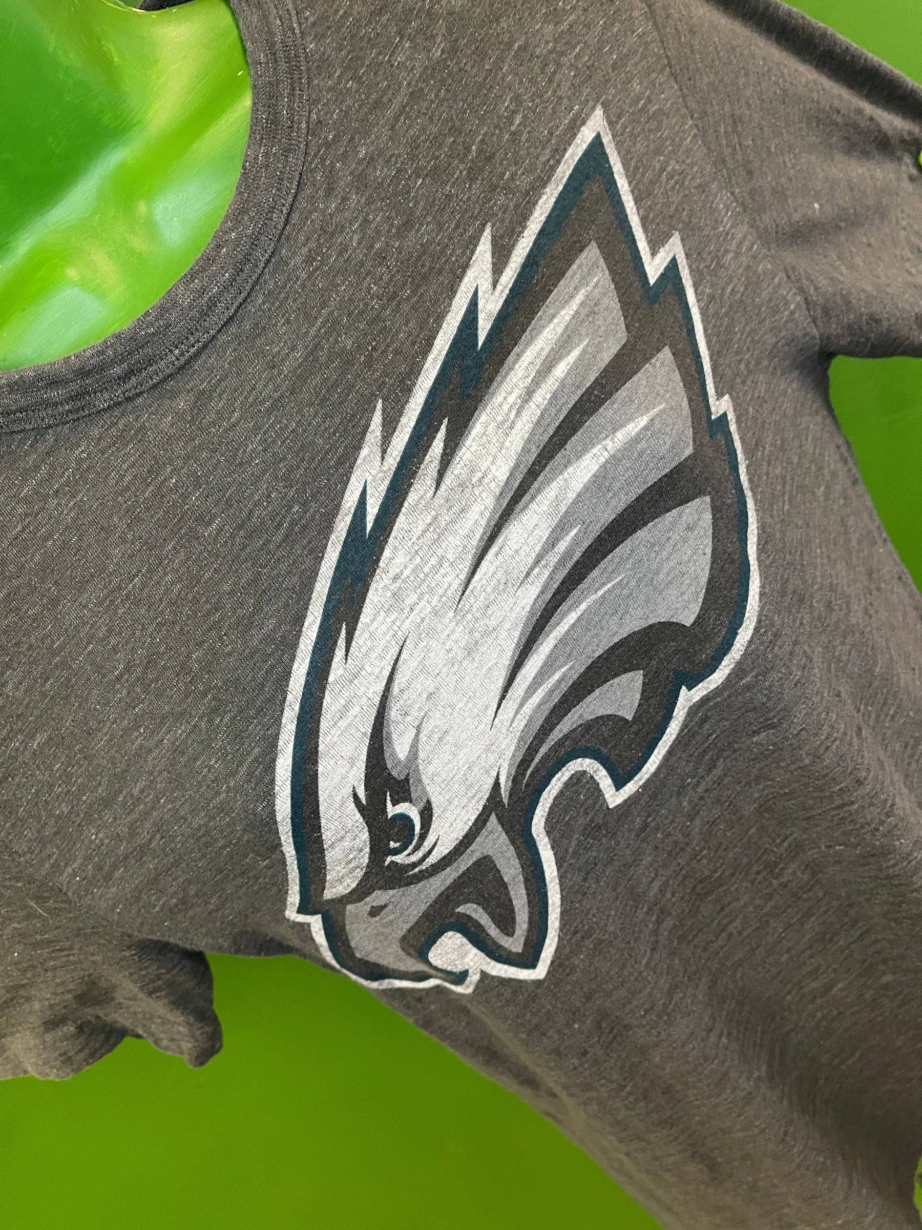 NFL Philadelphia Eagles Majestic Slubbed Grey T-Shirt Men's Small
