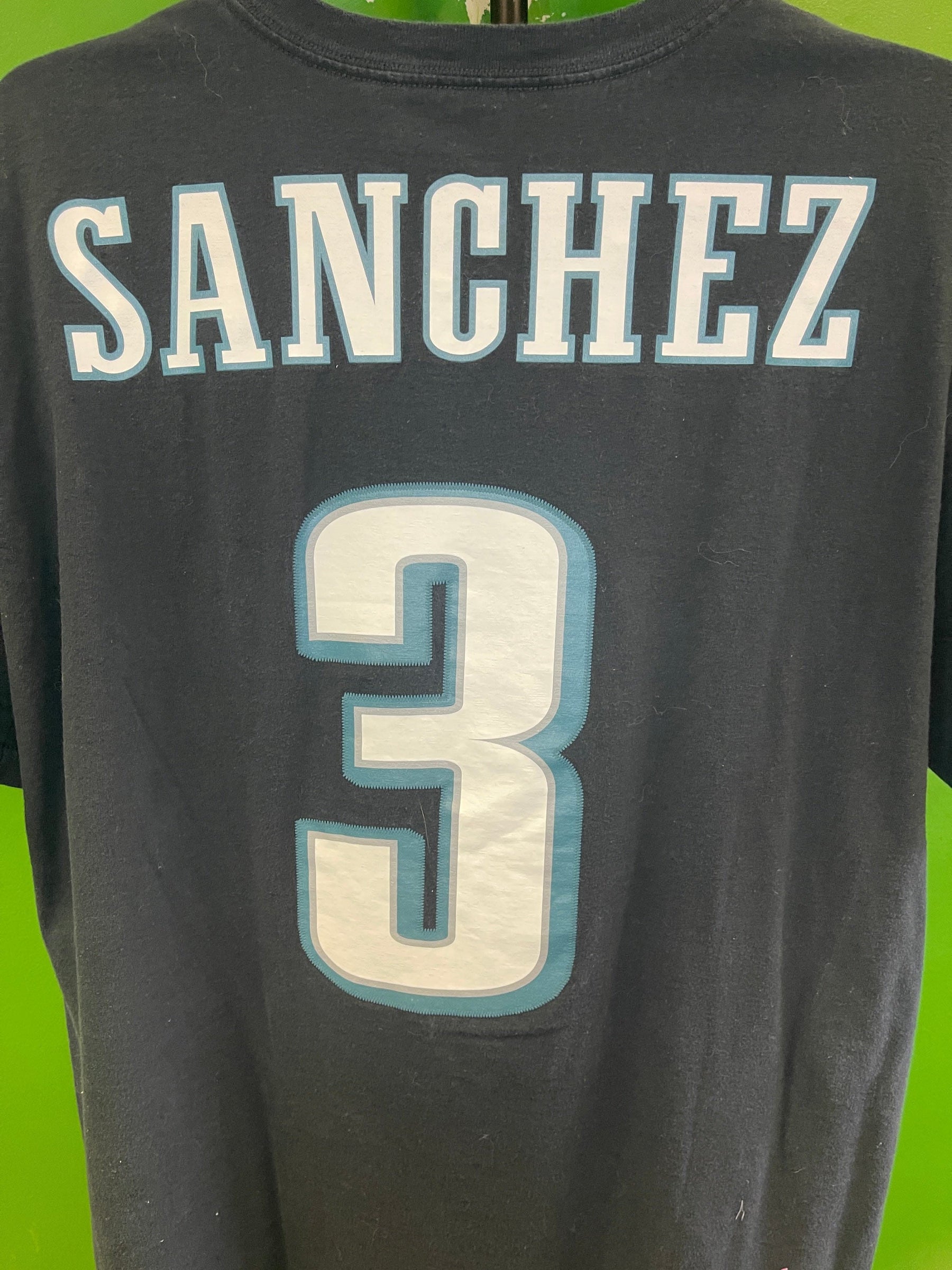 NFL Philadelphia Eagles Mark Sanchez #3 100% Cotton T-Shirt Men's X-Large