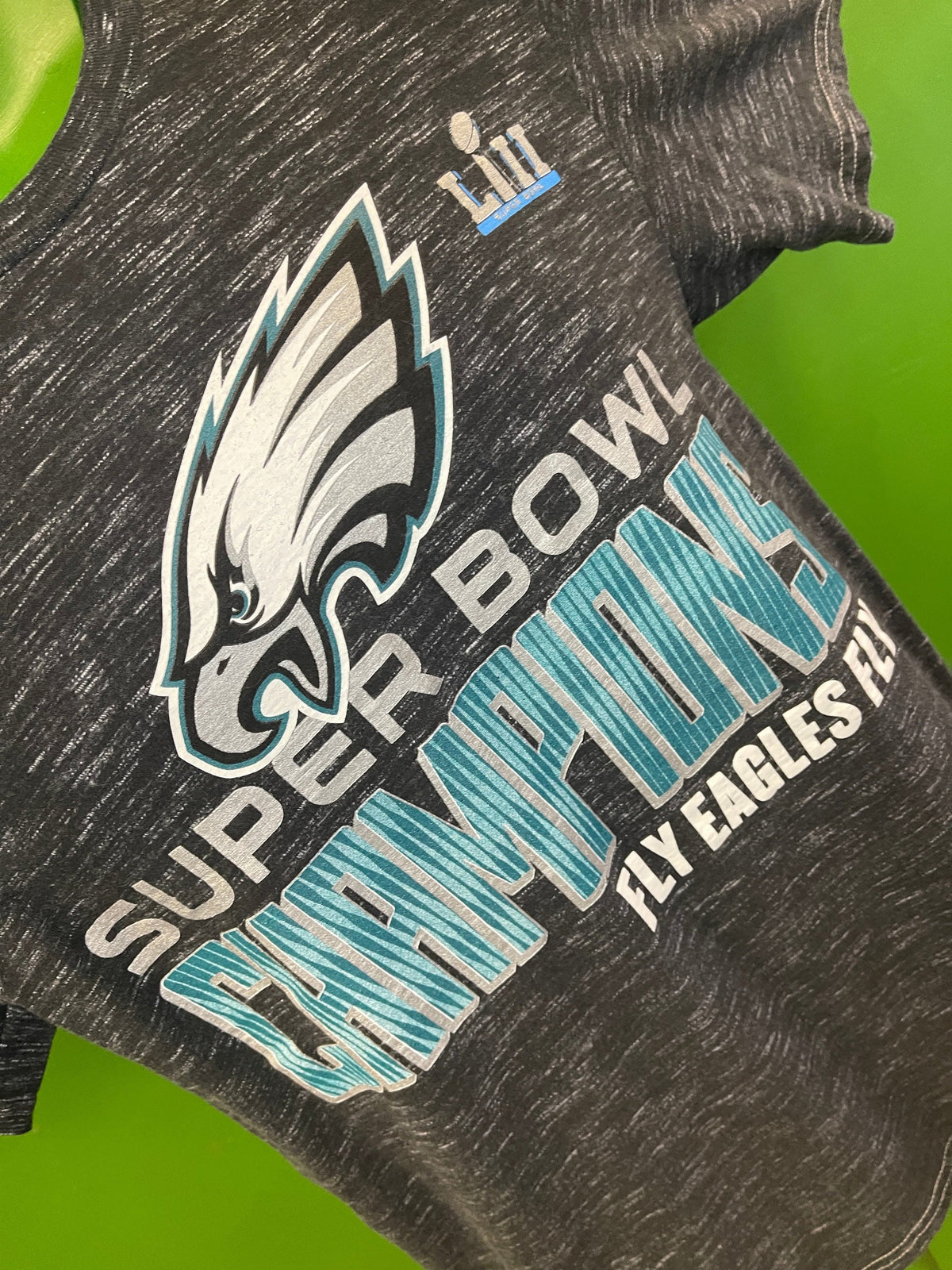 NFL Philadelphia Eagles Fanatics Super Bowl LII Space Dye T-Shirt Men's Small