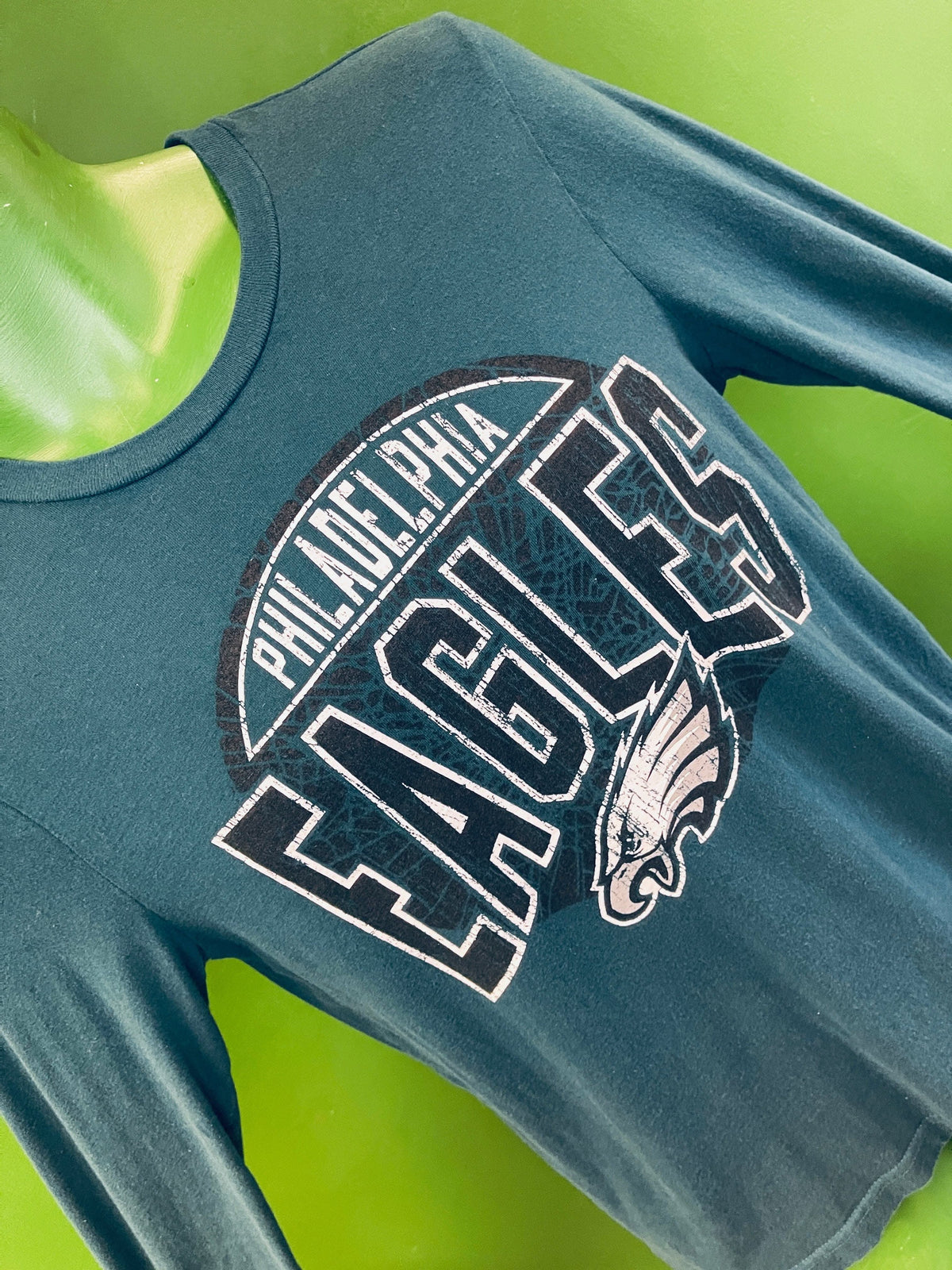 NFL Philadelphia Eagles Weathered L/S T-Shirt Youth Large 14-16