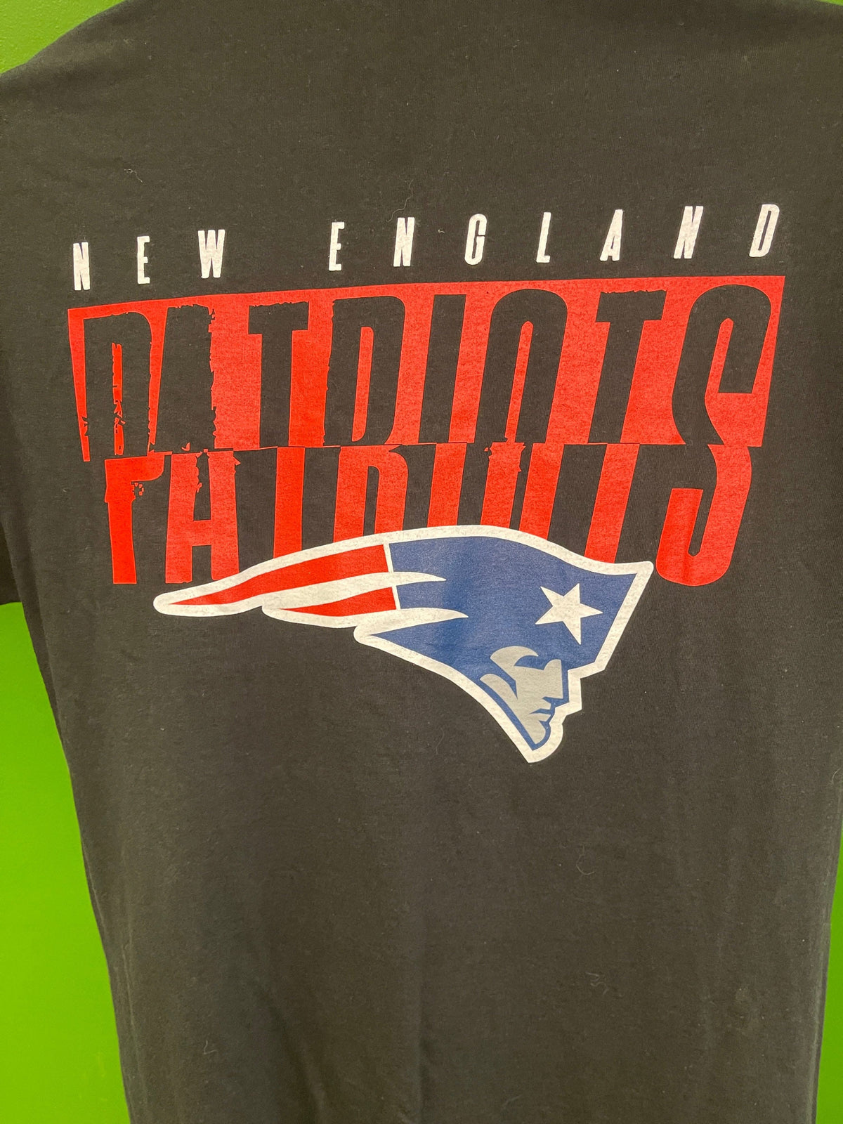 NFL New England Patriots 100% Cotton Black T-Shirt Men's Medium NWT