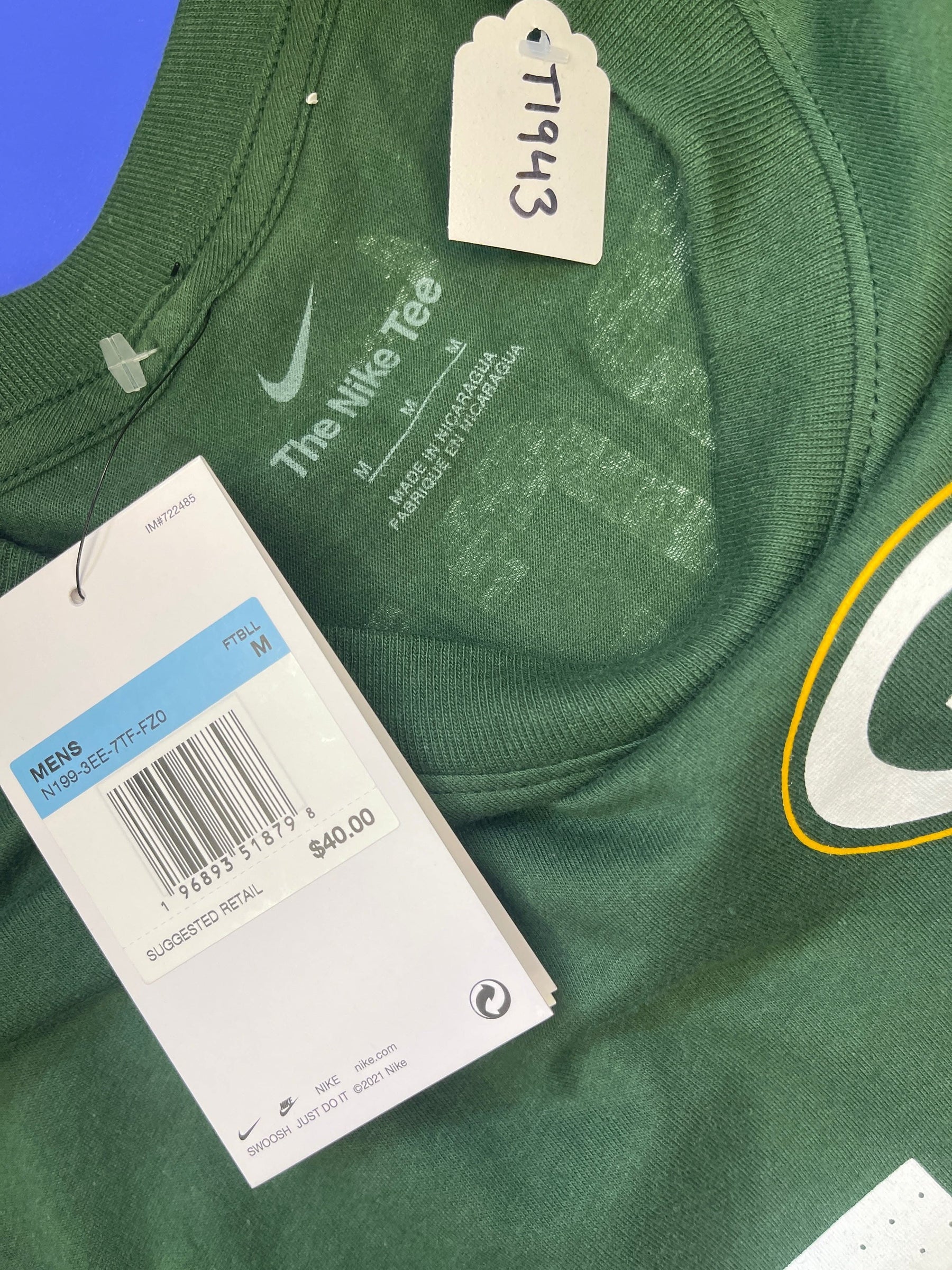 NFL Green Bay Packers Aaron Rodgers #12 T-Shirt Men's Medium NWT