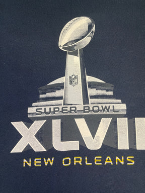 NFL Super Bowl XLVII New Orleans Black T-Shirt Youth X-Small 4 NWT