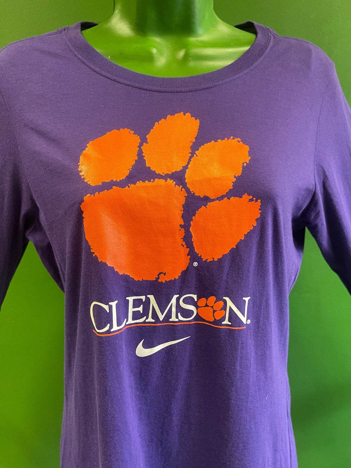 NCAA Clemson Tigers Slim Fit L/S T-Shirt Women's Medium NWT