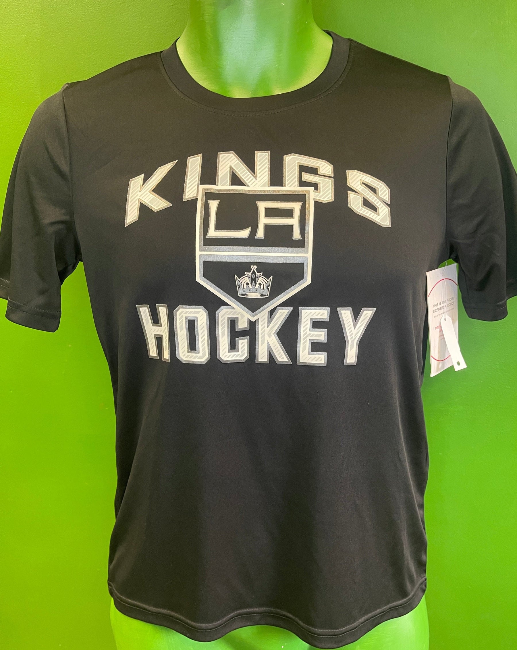 NHL Los Angeles Kings Wicking-Style T-Shirt Youth Medium 10-12 NWT