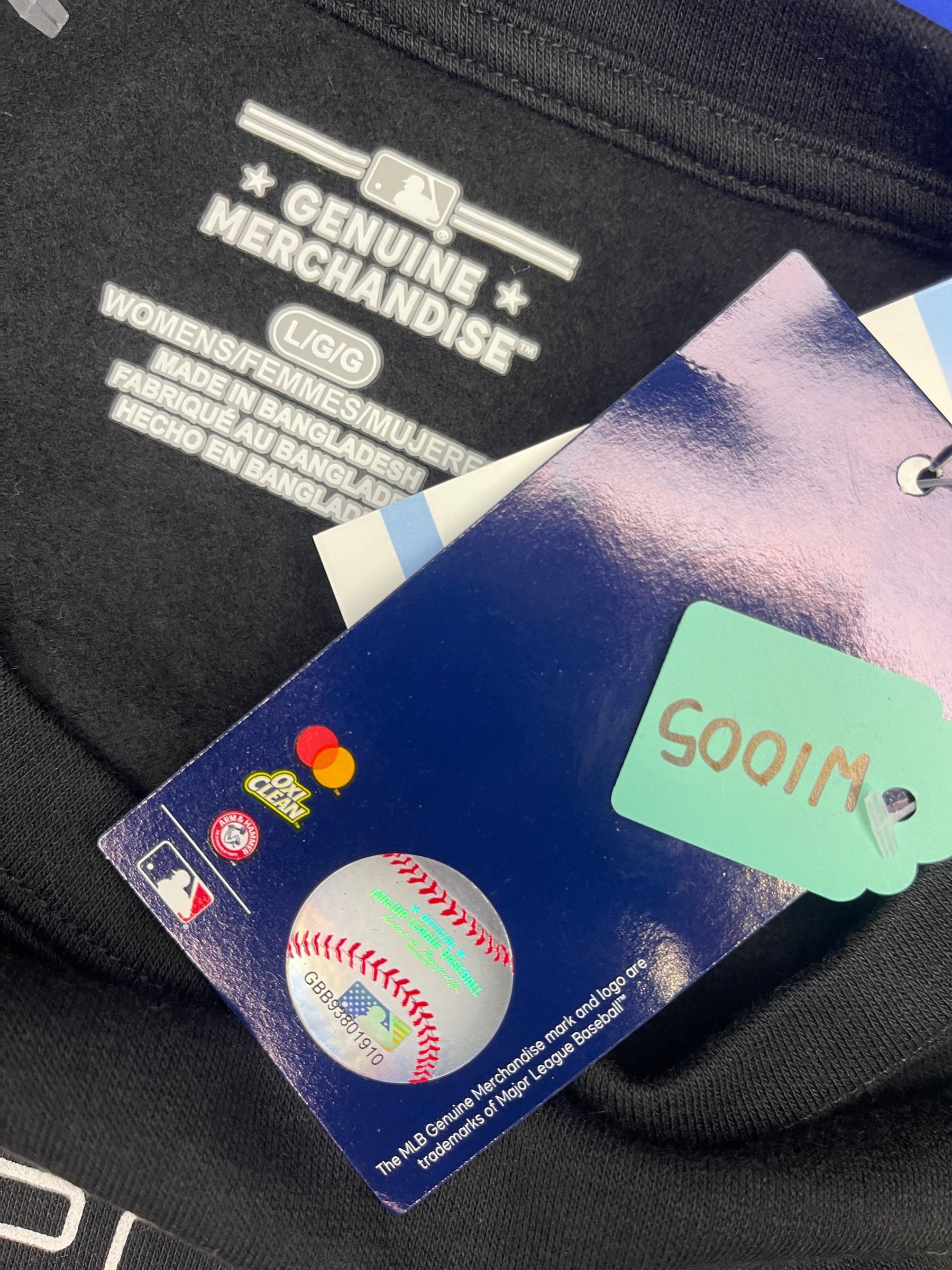 MLB Colorado Rockies Black Pullover Sweatshirt Women's Large NWT