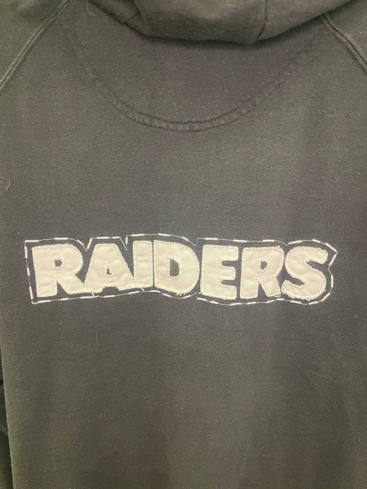 NFL Las Vegas Raiders Pro Line Distressed Full-Zip Hoodie Men's X-Large