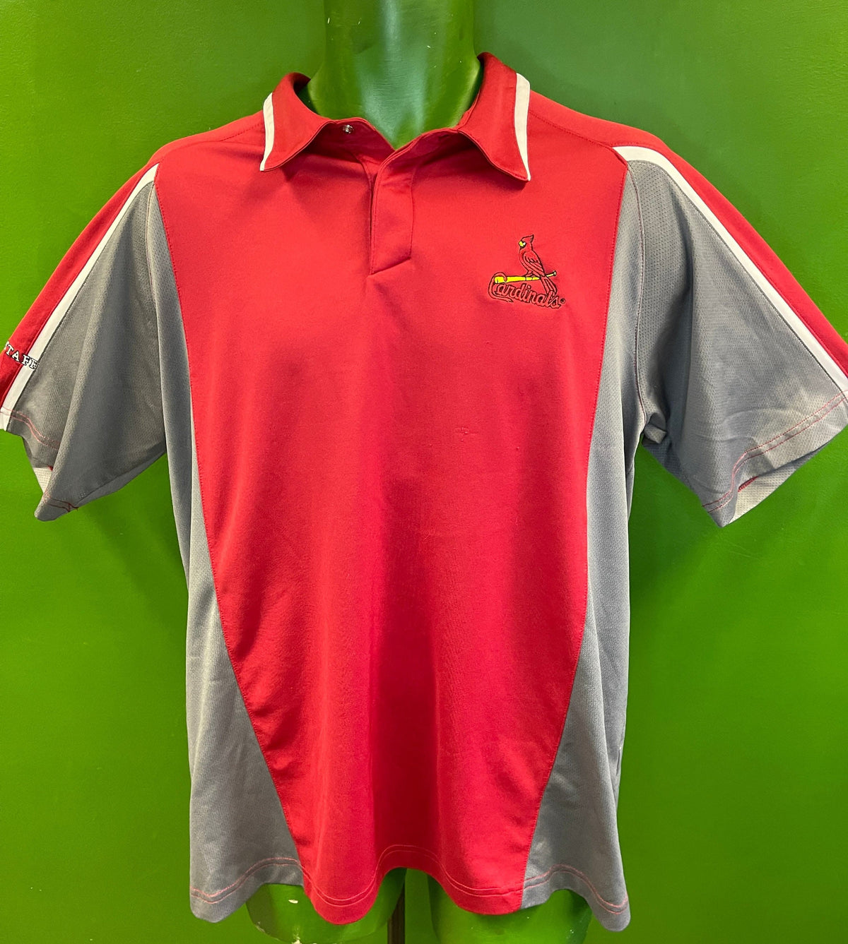 MLB St. Louis Cardinals "Event Staff" Golf Polo Shirt Men's Large