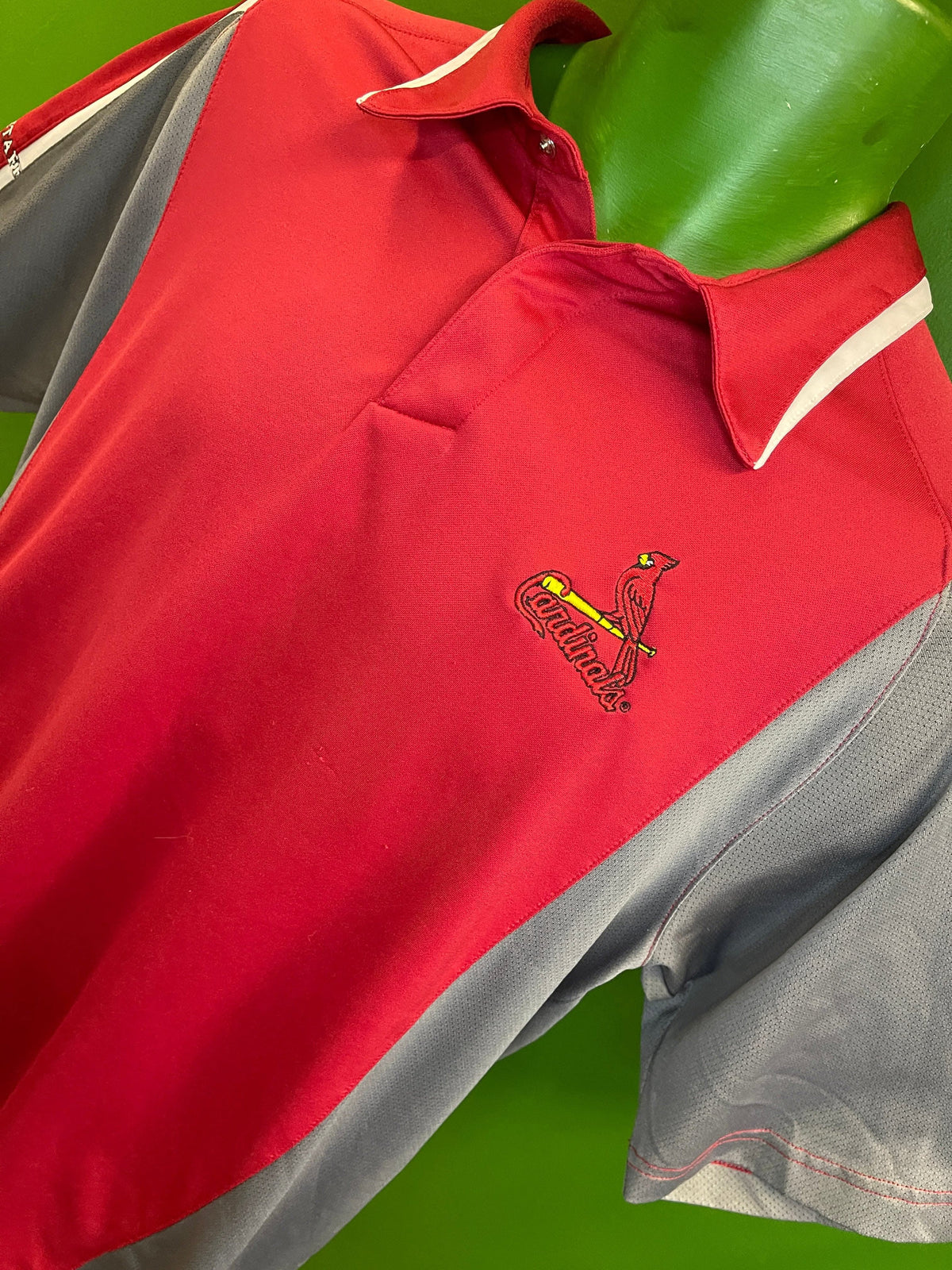 MLB St. Louis Cardinals "Event Staff" Golf Polo Shirt Men's Large