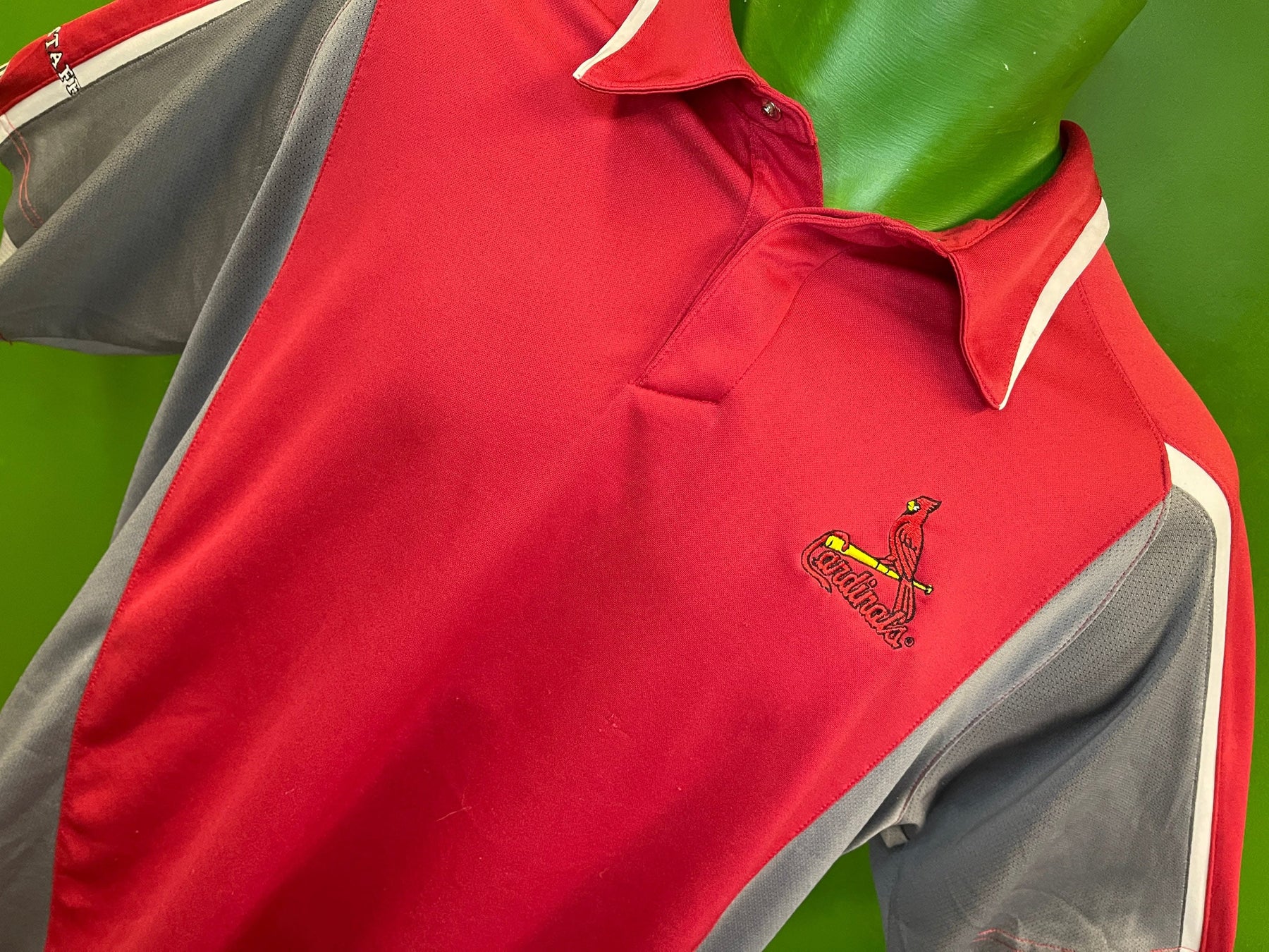 MLB St. Louis Cardinals "Event Staff" Golf Polo Shirt Men's Large