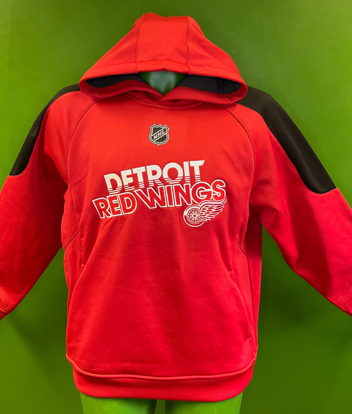 NHL Detroit Red Wings Stitched Pullover Hoodie Youth Large 14-16