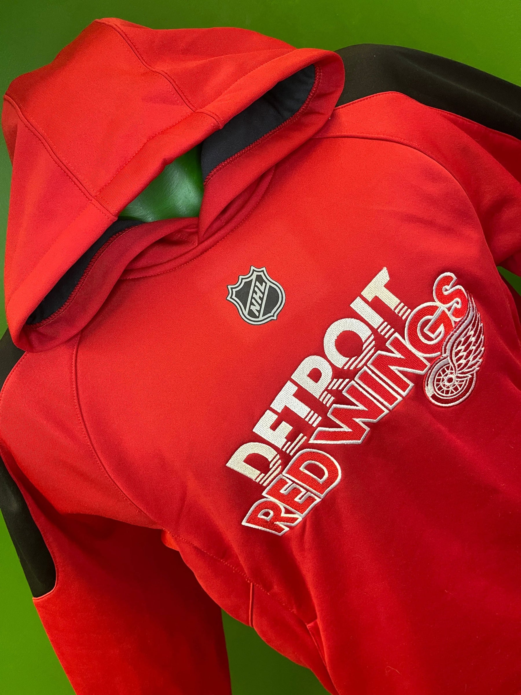 NHL Detroit Red Wings Stitched Pullover Hoodie Youth Large 14-16