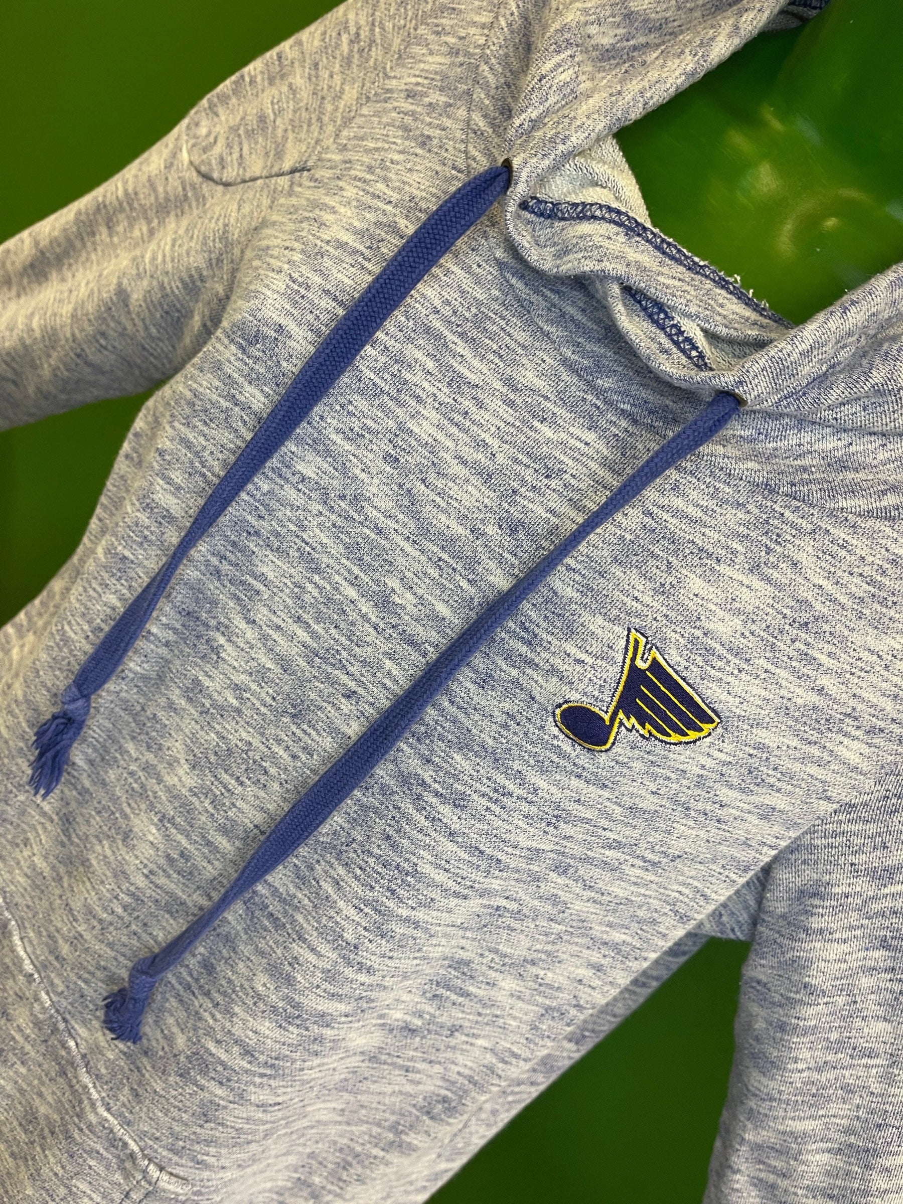 NHL St. Louis Blues Antigua Heathered Pullover Hoodie Women's Large