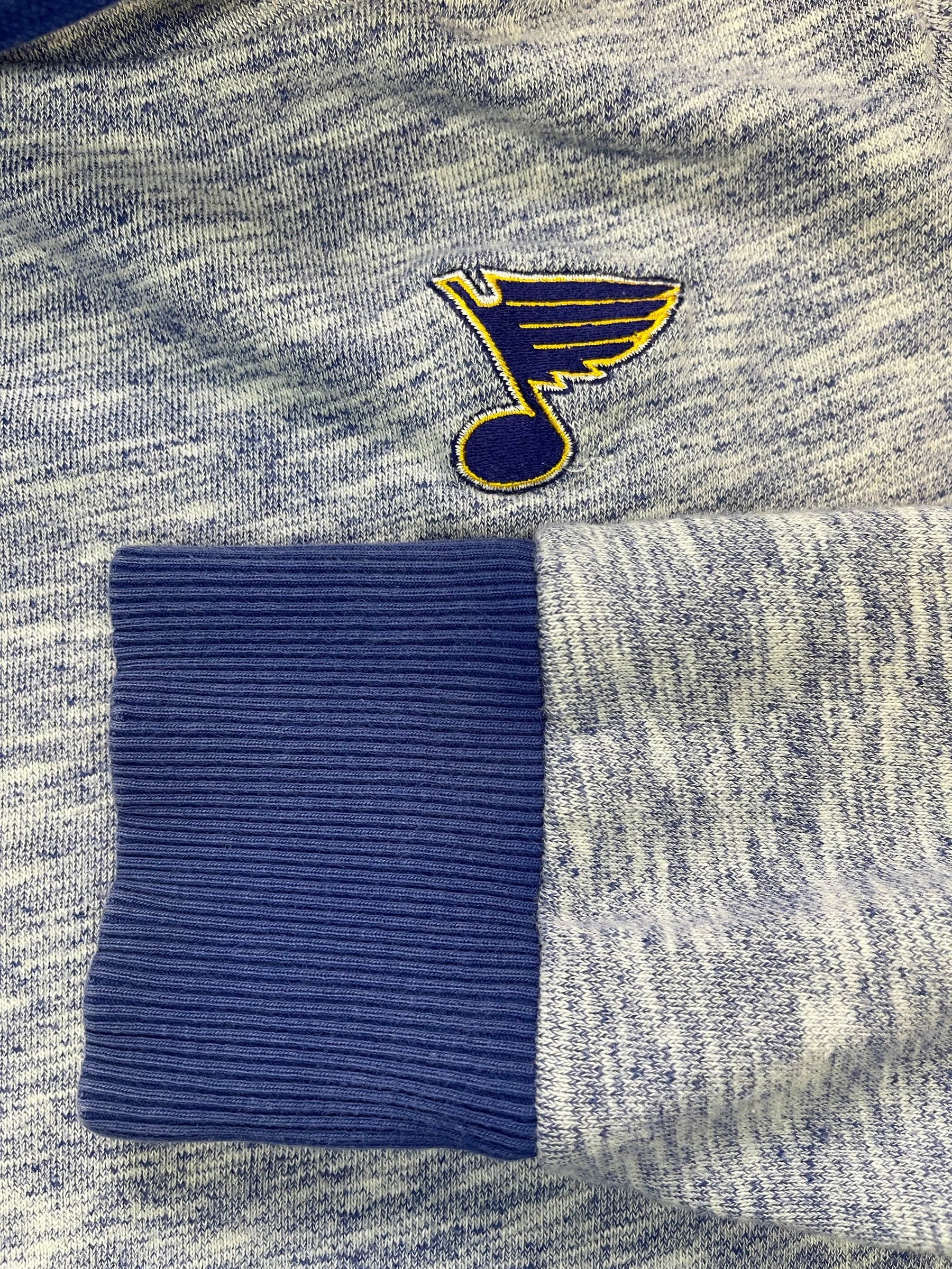 NHL St. Louis Blues Antigua Heathered Pullover Hoodie Women's Large