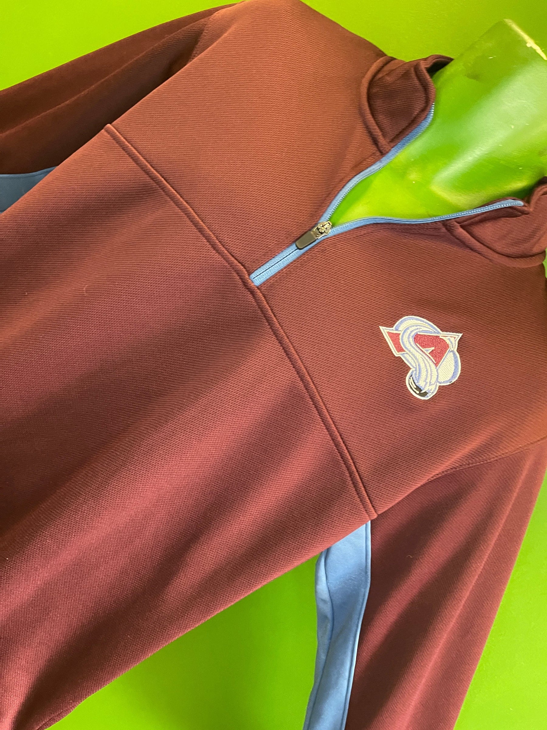 NHL Colorado Avalanche 1/4 Zip Pullover Top Men's Large