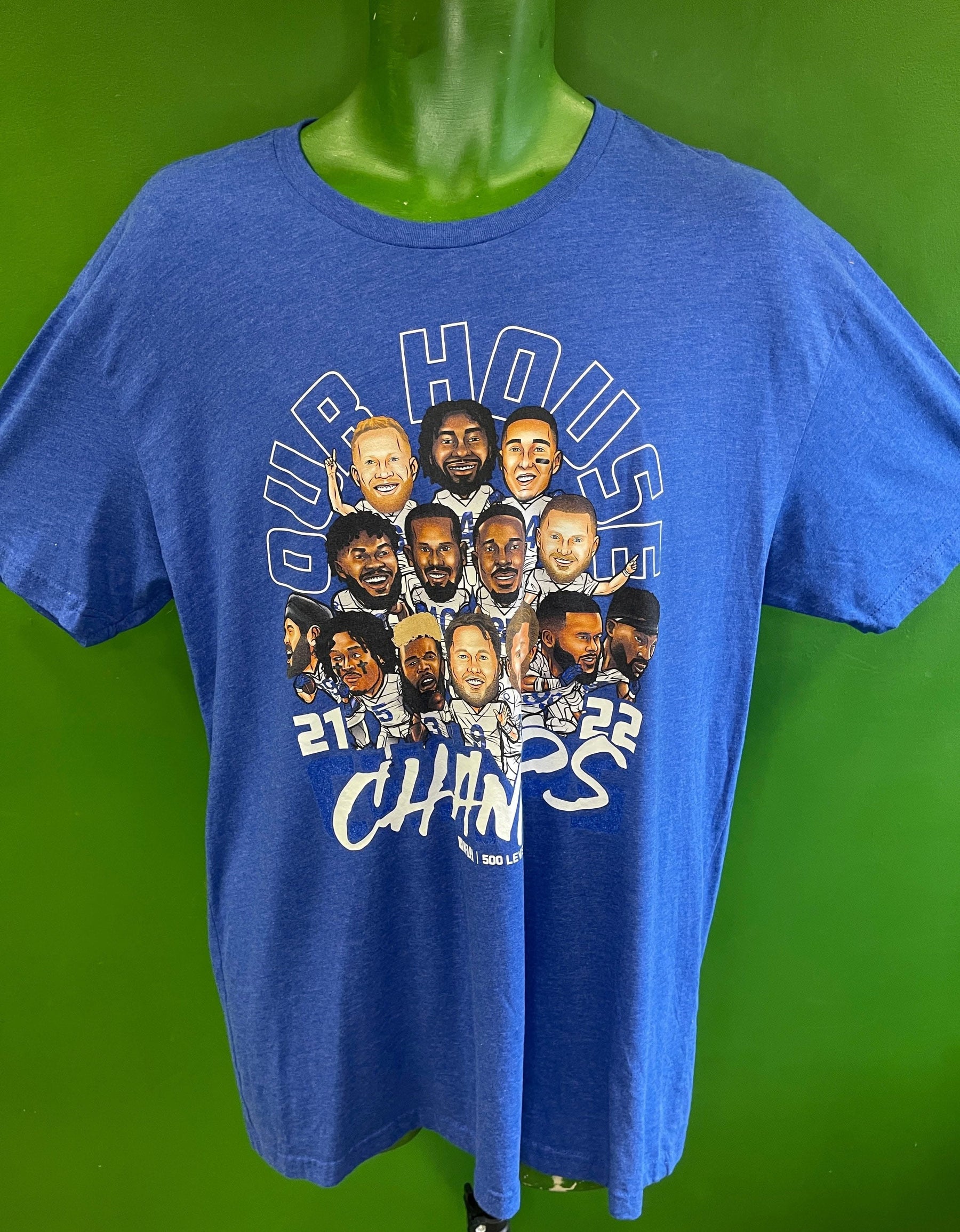 NFL Los Angeles Rams 2021 Champions T-Shirt Men's X-Large