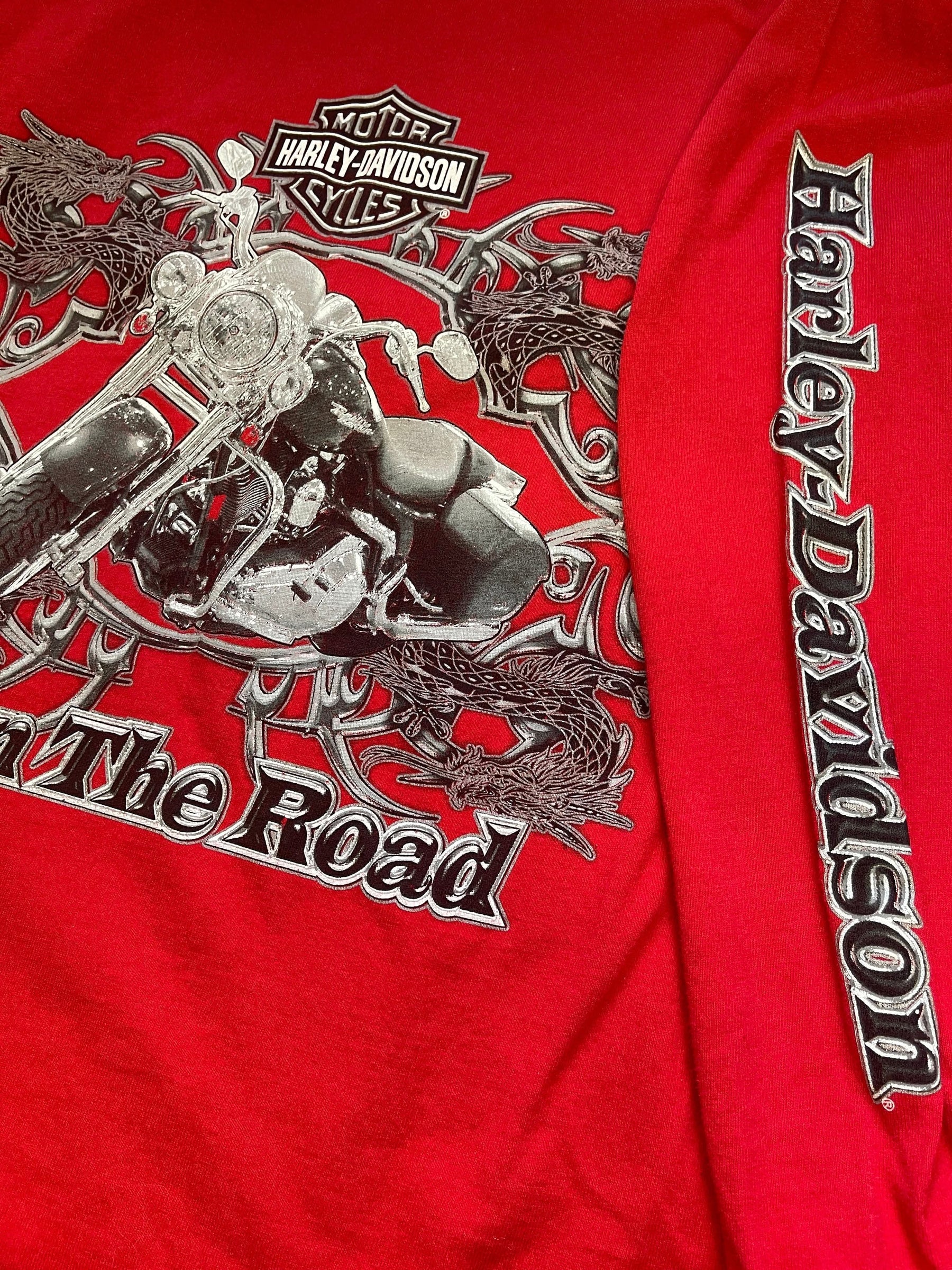 Harley-Davidson Motorcycles "Own the Road" L/S T-Shirt Youth Medium 10-12