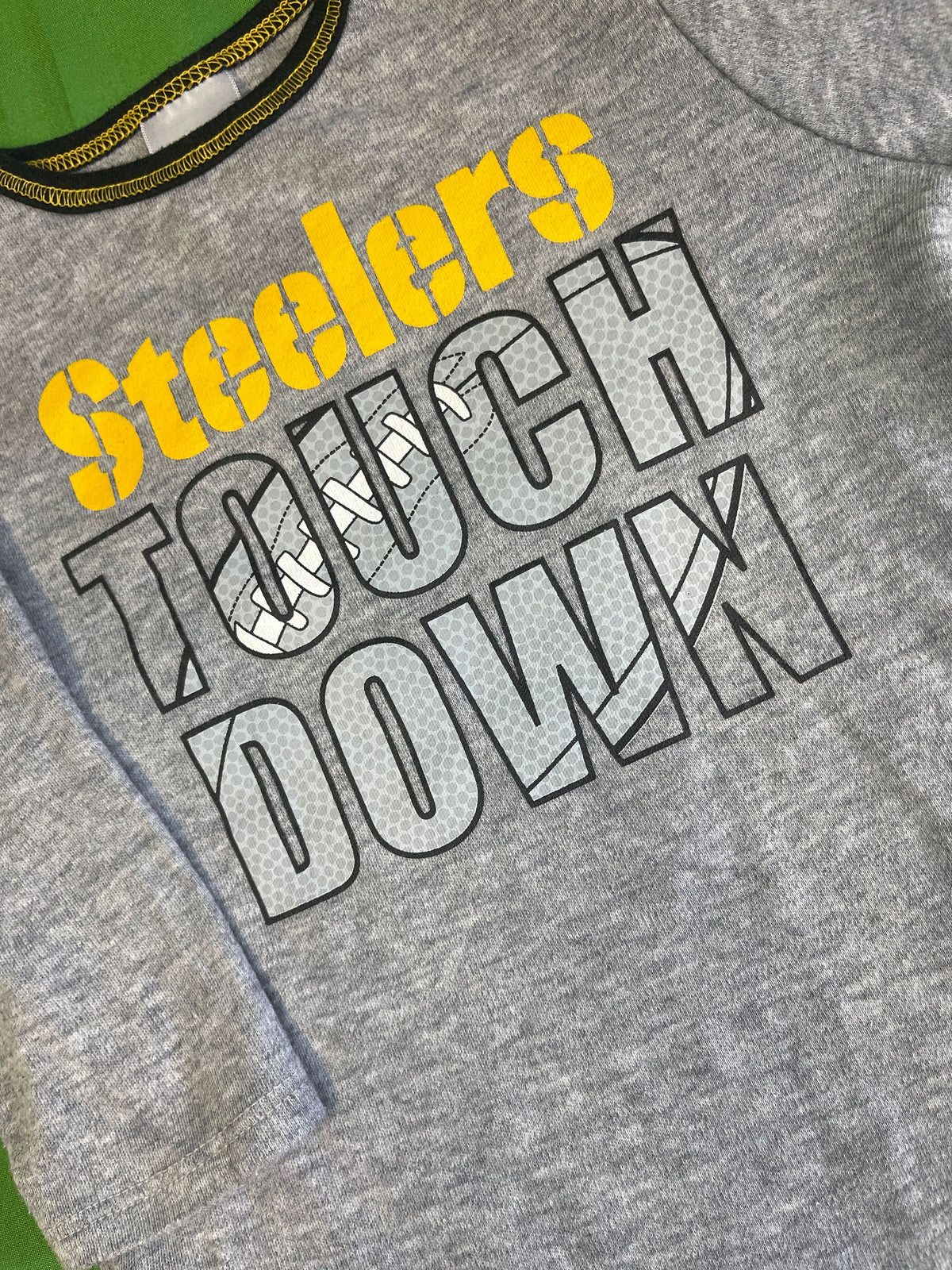 NFL Pittsburgh Steelers Grey L/S Bodysuit Infant 6-12 Months