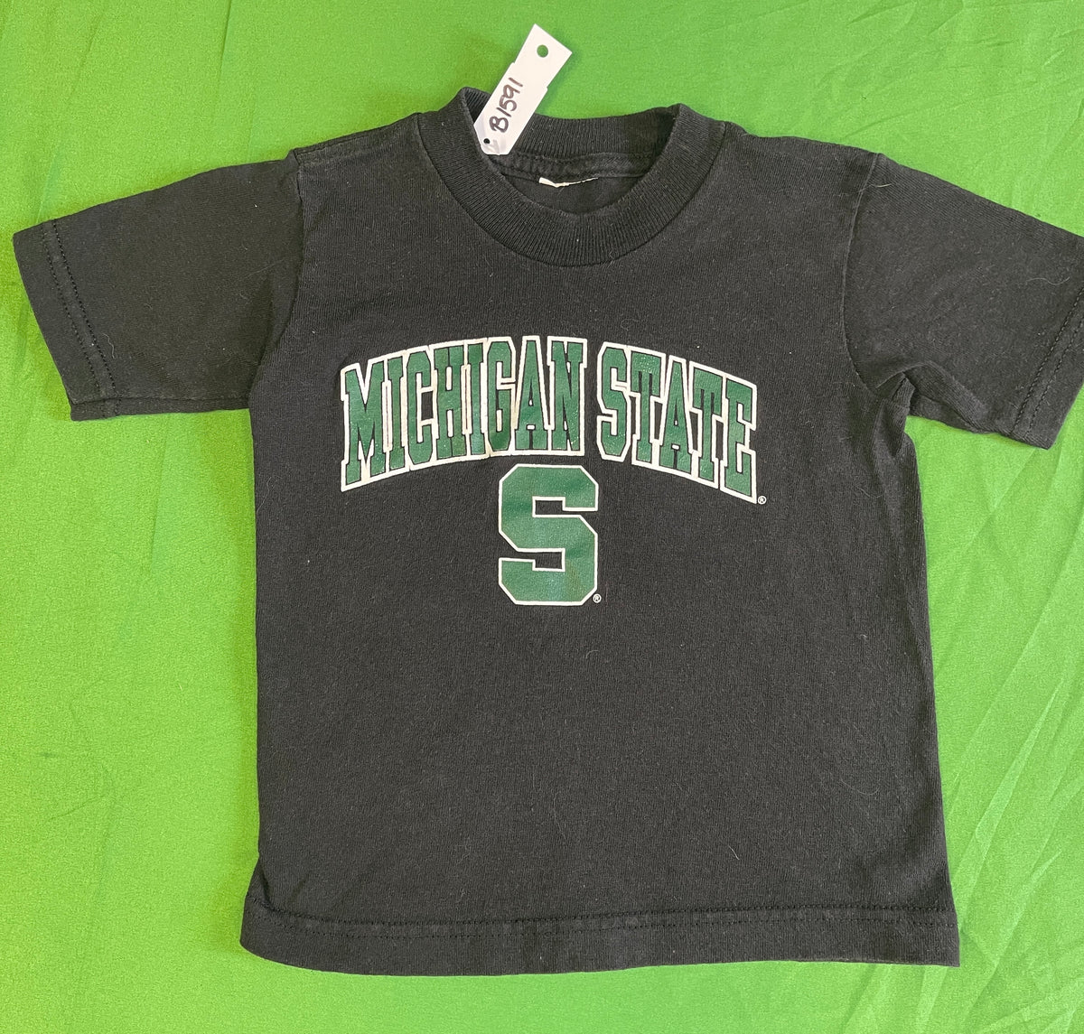 NCAA Michigan State Spartans Black T-Shirt Toddler 2T