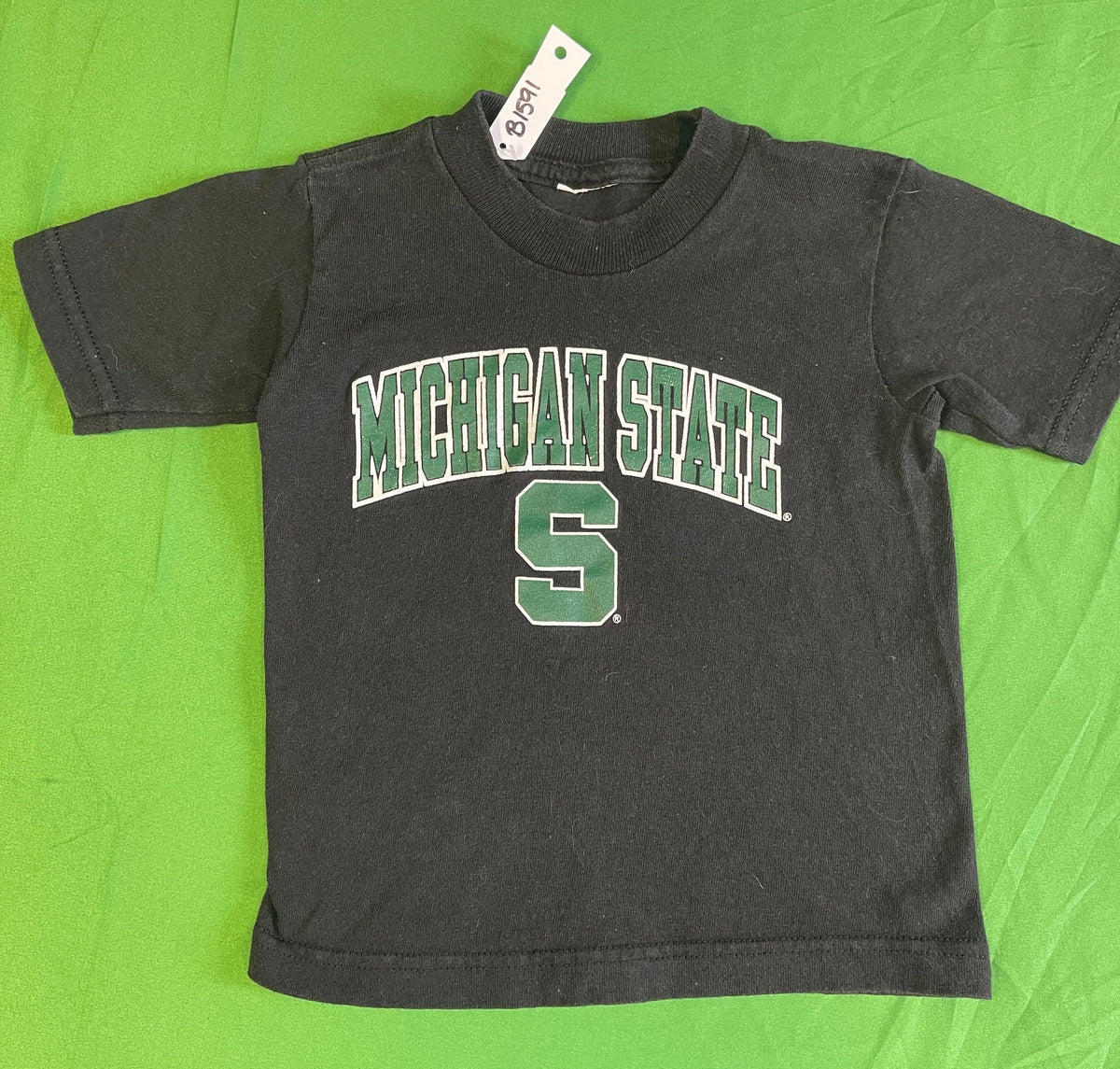 NCAA Michigan State Spartans Black T-Shirt Toddler 2T