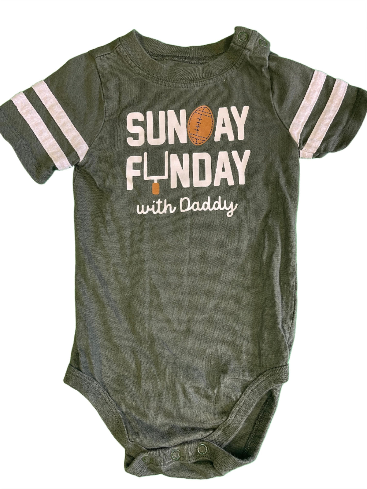 American Football "Sunday Funday with Daddy" Bodysuit/Vest 18 Months