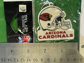 NFL Arizona Cardinals Rubber Key Ring Keychain NWT