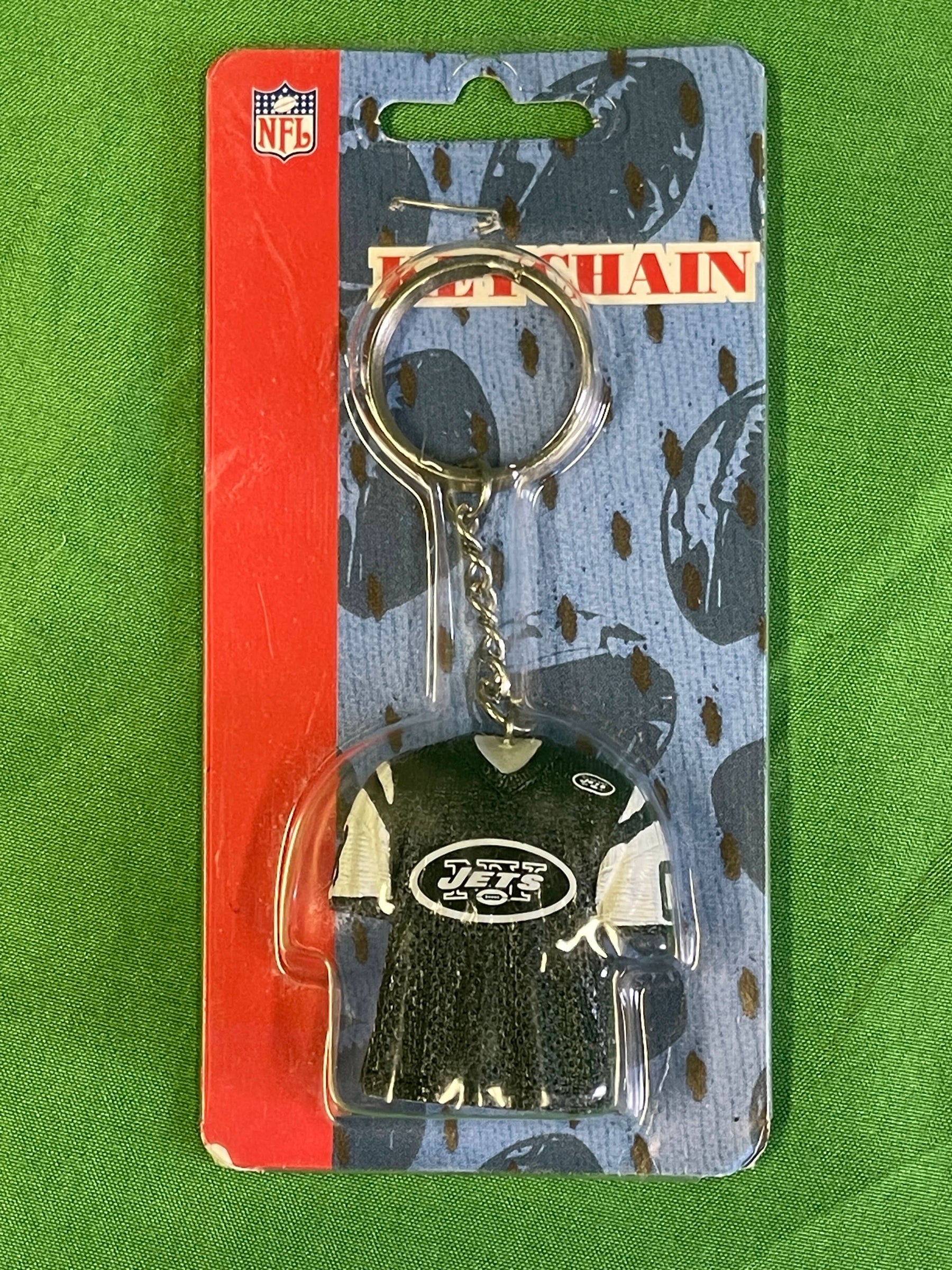 NFL New York Jets 3D Jersey Keychain Key Ring NWT