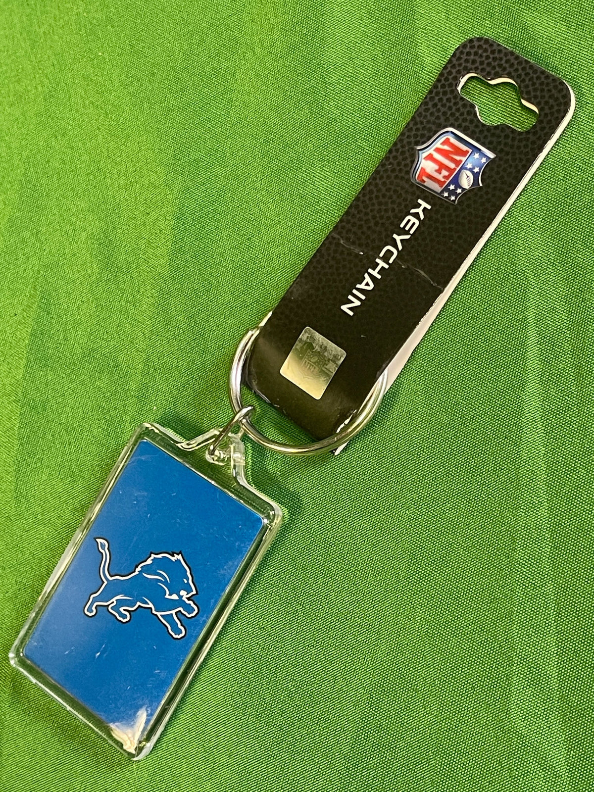 NFL Detroit Lions Acrylic Key Ring Keychain NWT