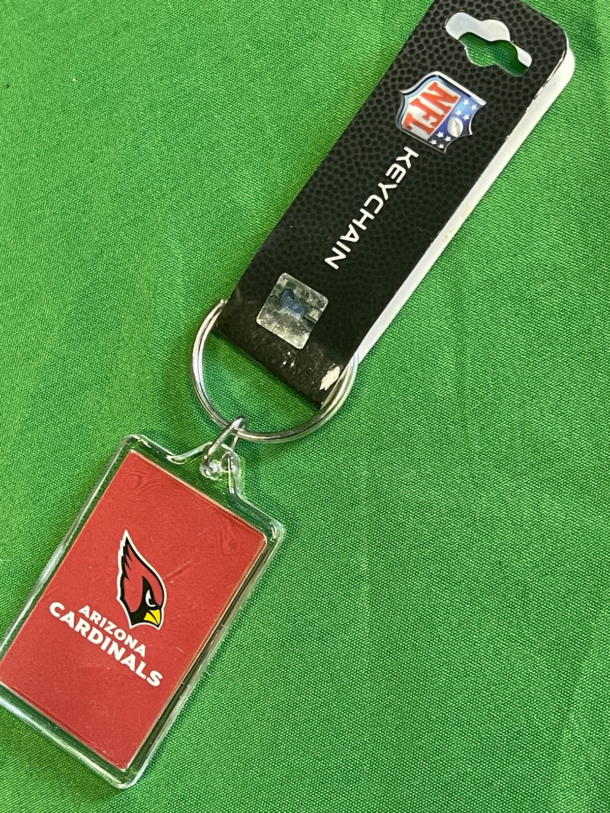 NFL Arizona Cardinals Acrylic Key Ring Keychain NWT