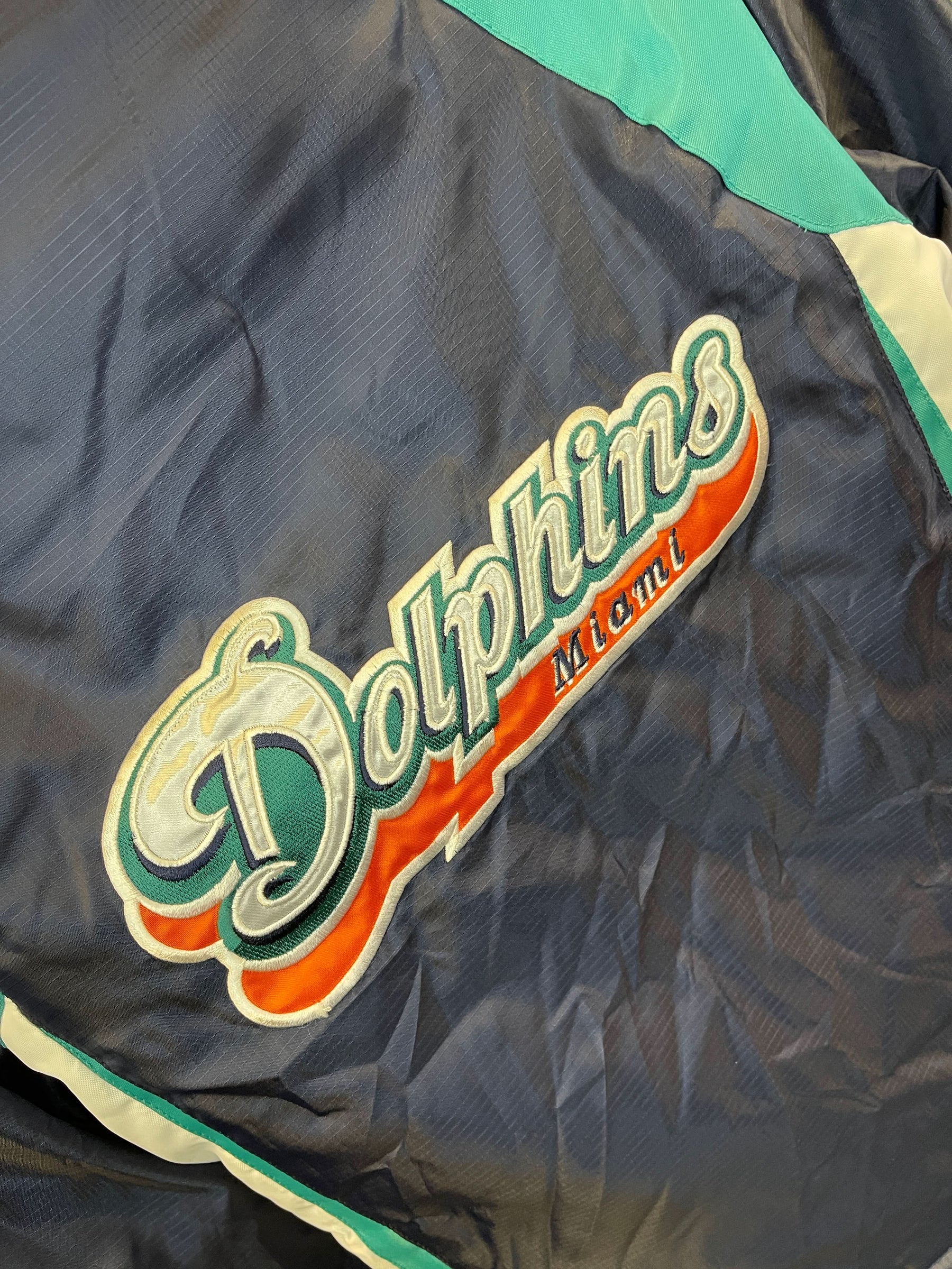 NFL Miami Dolphins GIII Reversible Water Resistant/Fleece Coat Women's Small