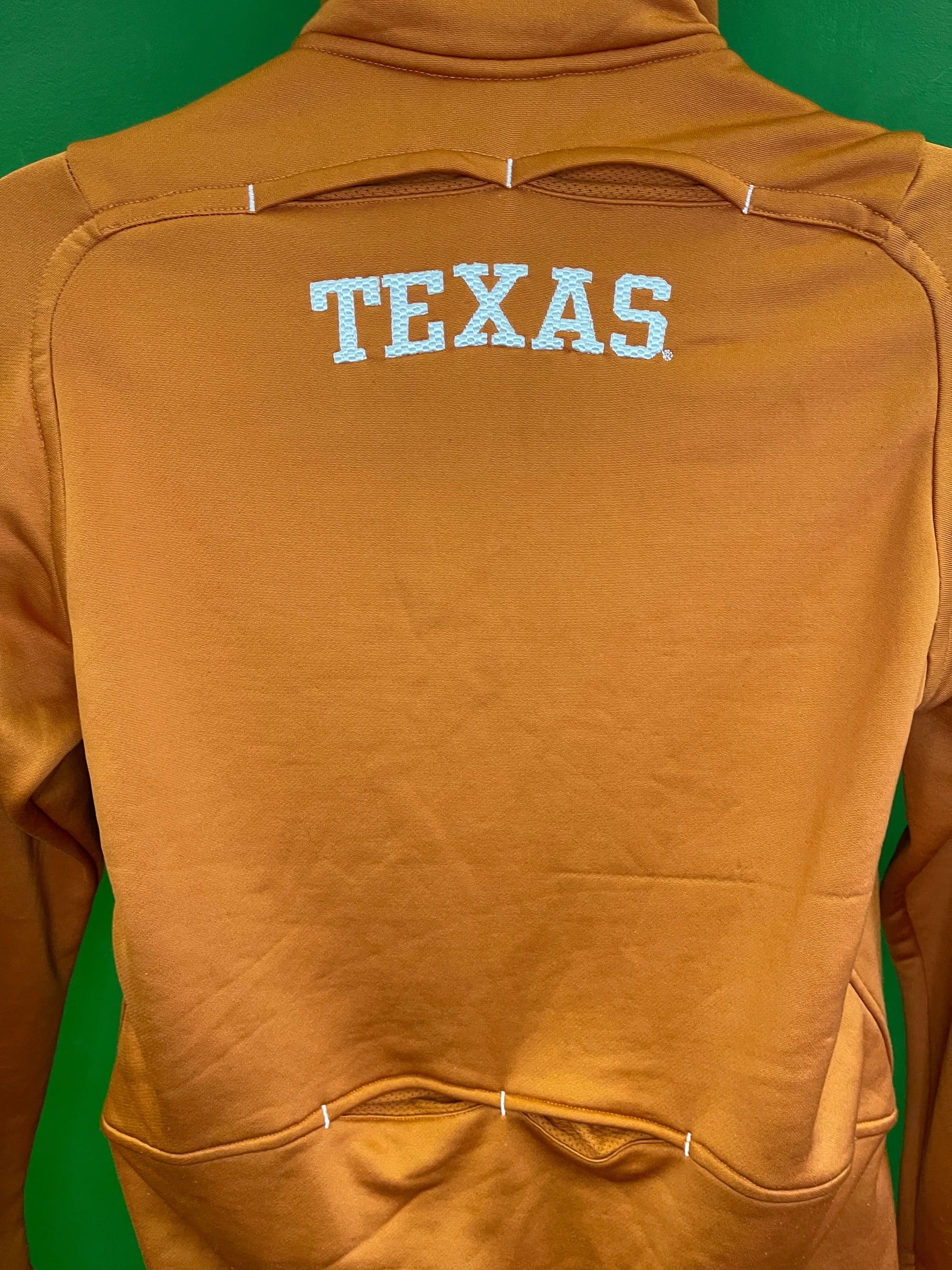 NCAA Texas Longhorns Orange Full-Zip Jacket Men's Small