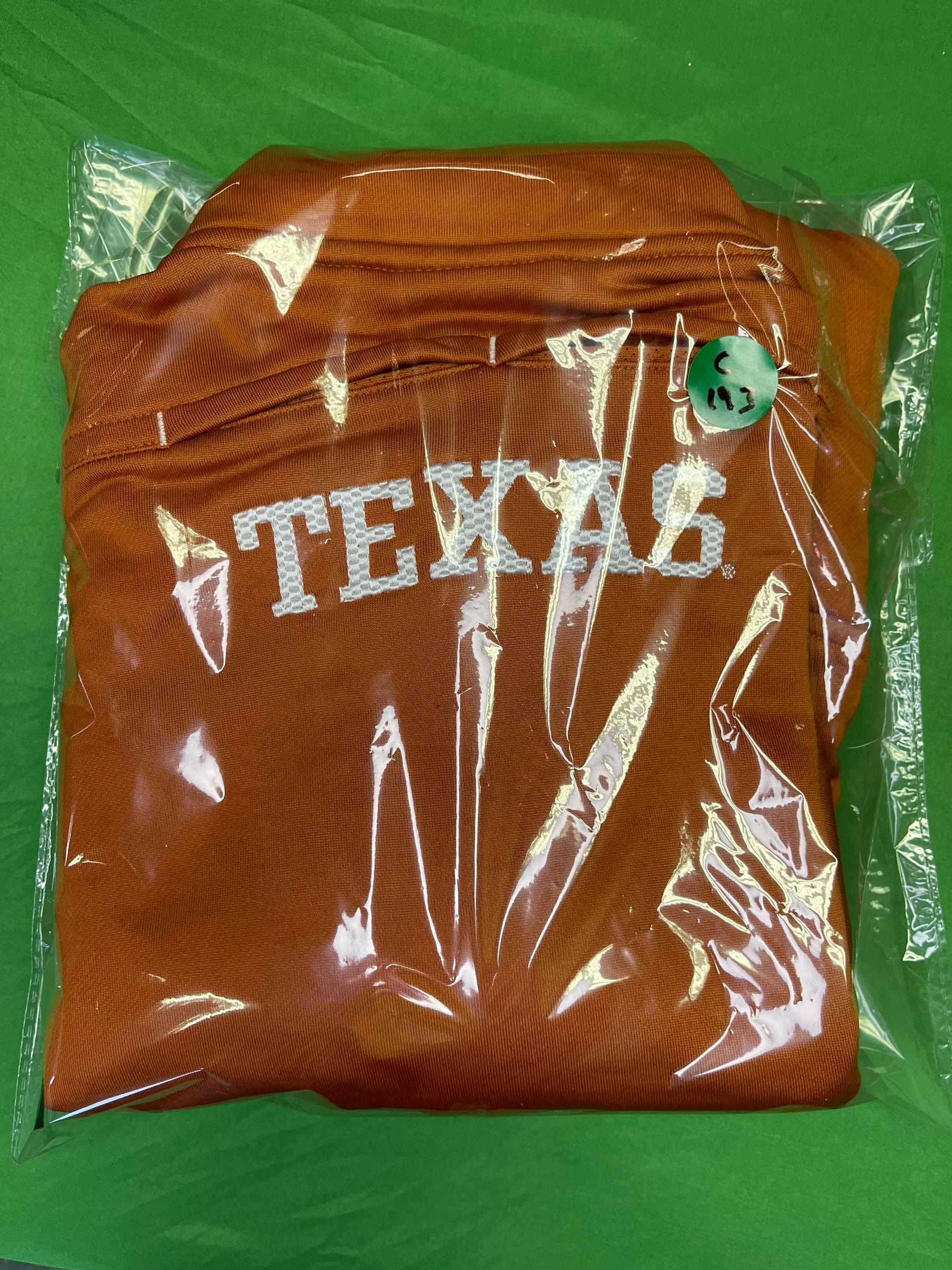 NCAA Texas Longhorns Orange Full-Zip Jacket Men's Small